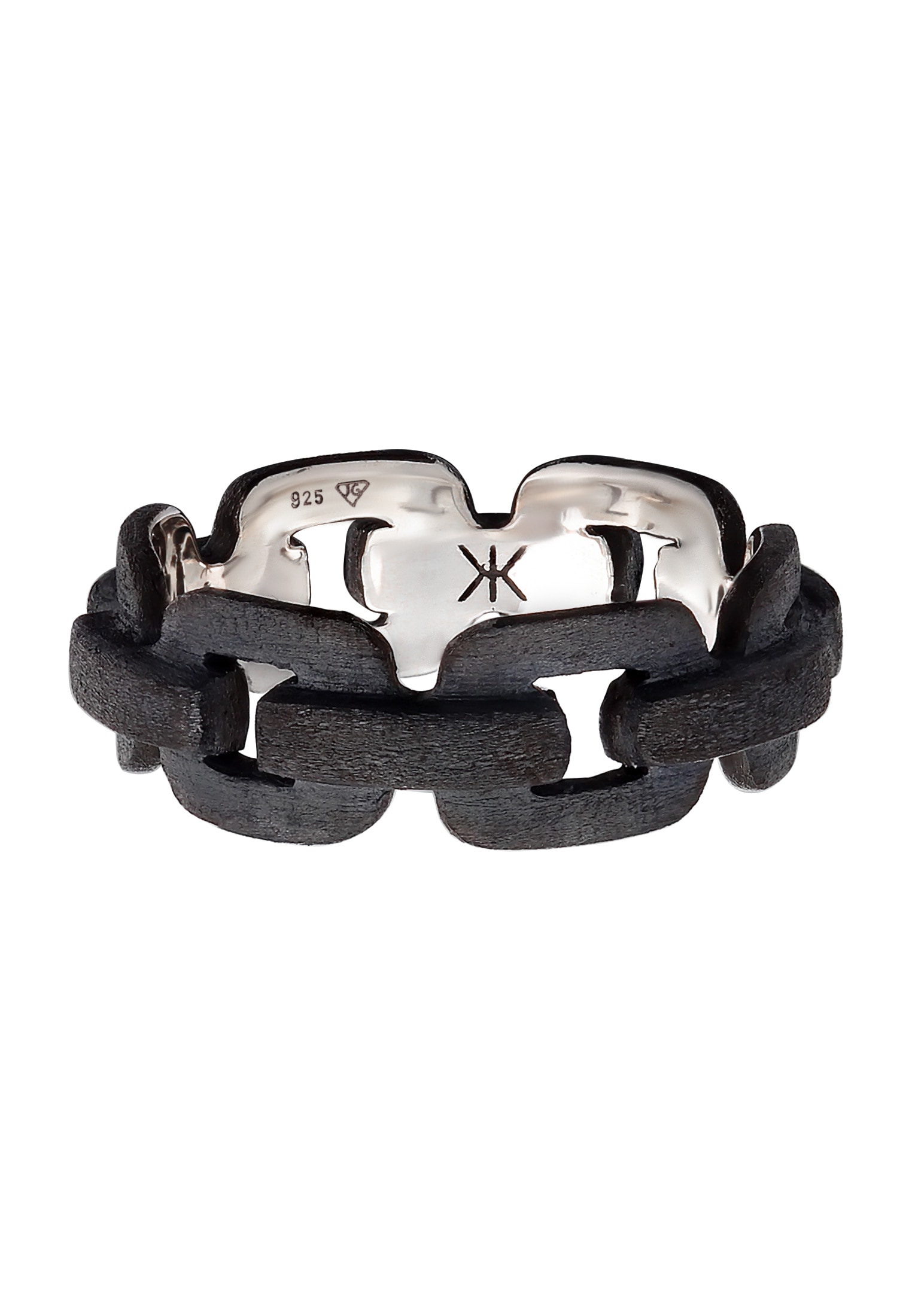 Kuzzoi Silberring »Ring Herren Anker Kettenring Trend 925 Silber«