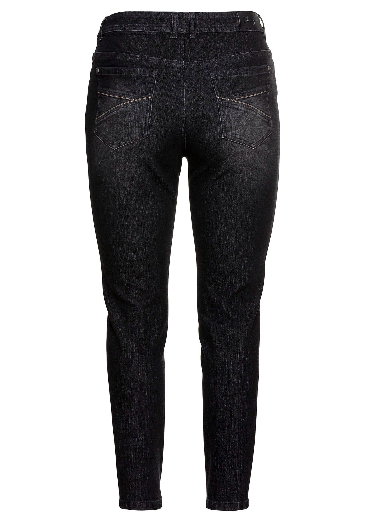 Sheego Stretch-Jeans »Jeans skinny, mit vorverlegter Teilungsnaht«