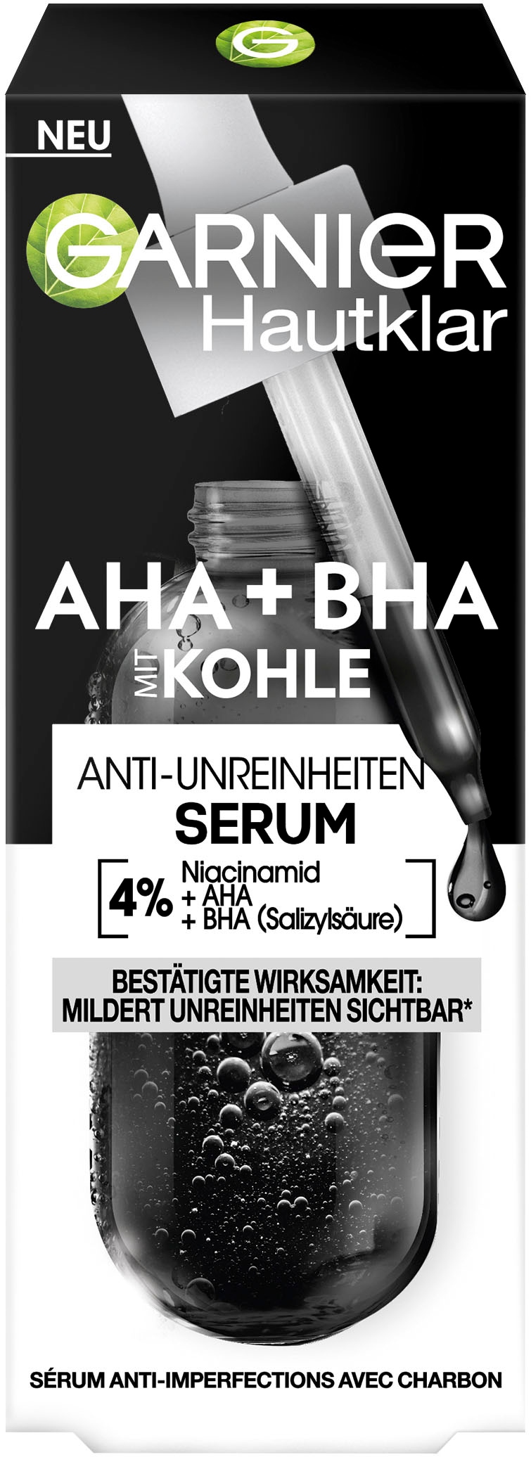 GARNIER Gesichtsserum »Hautklar Anti-Unreinheiten Serum«, mit hoher Wirksamkeit