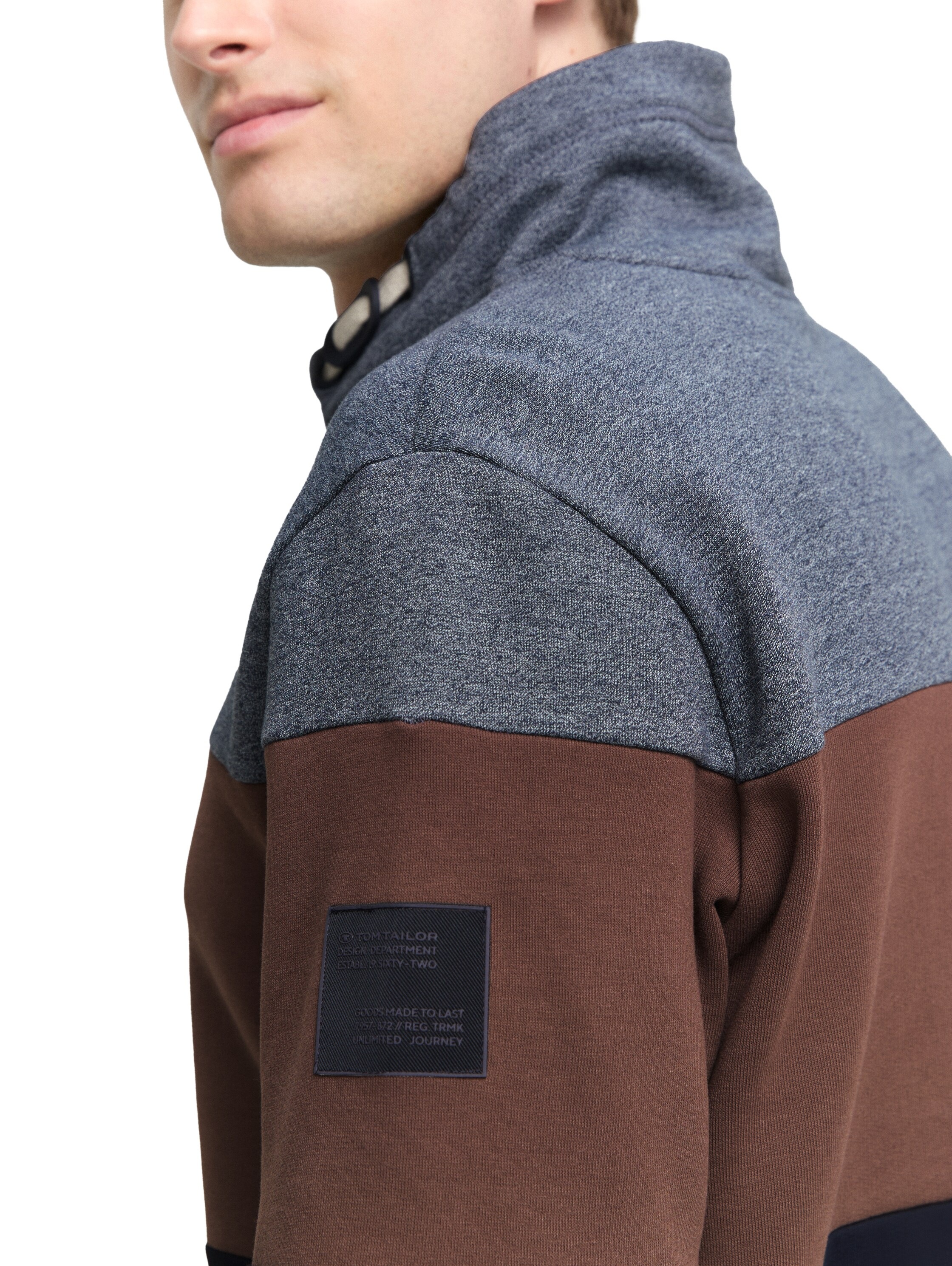 TOM TAILOR Sweatshirt mit Logo Stickerei