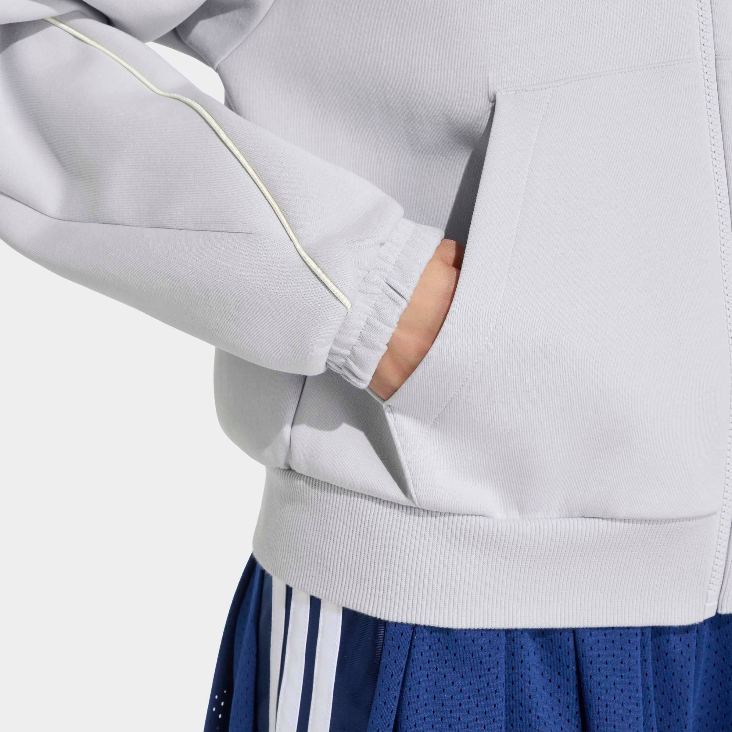 adidas Sportswear Kapuzensweatshirt »STADIUM SMALL LOGO FULL ZIP HOODIE«, mit Reißverschluss, in normaler Länge, sportlicher Stil
