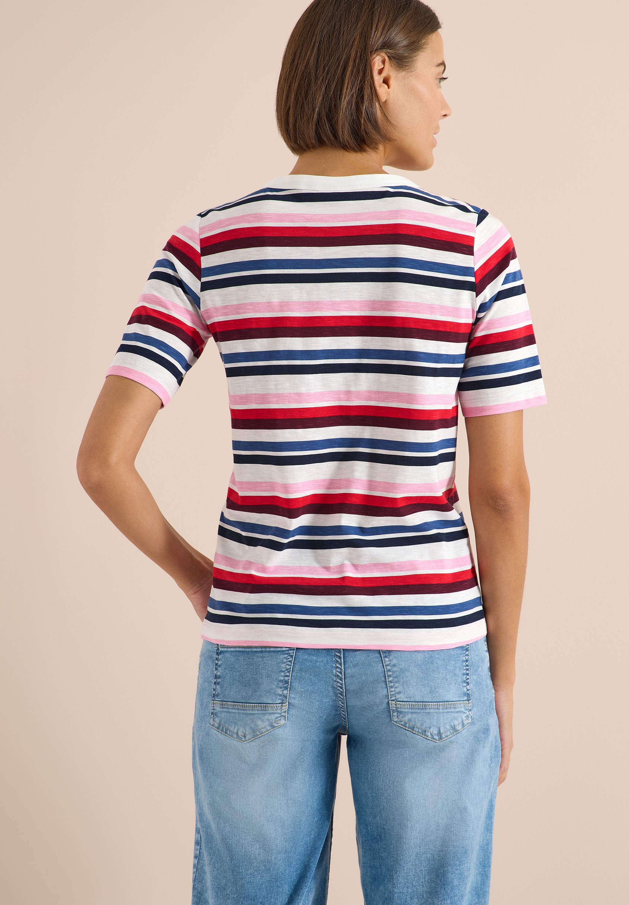 Cecil T-Shirt mit Streifen Muster