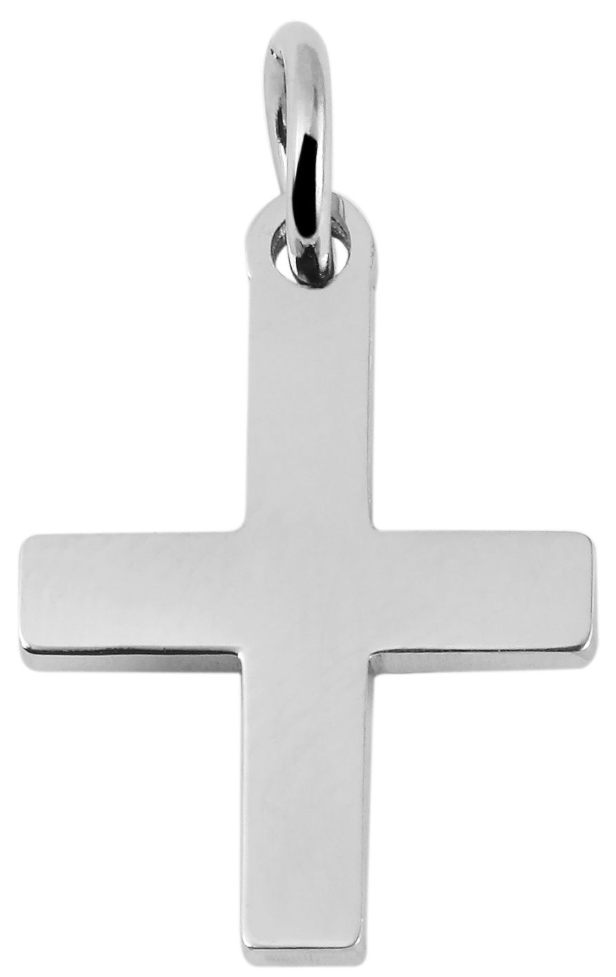 Adelia´s Kreuzanhänger »Unisex Anhänger ¿ Kreuz Kreuzanhänger aus Edelstahl«