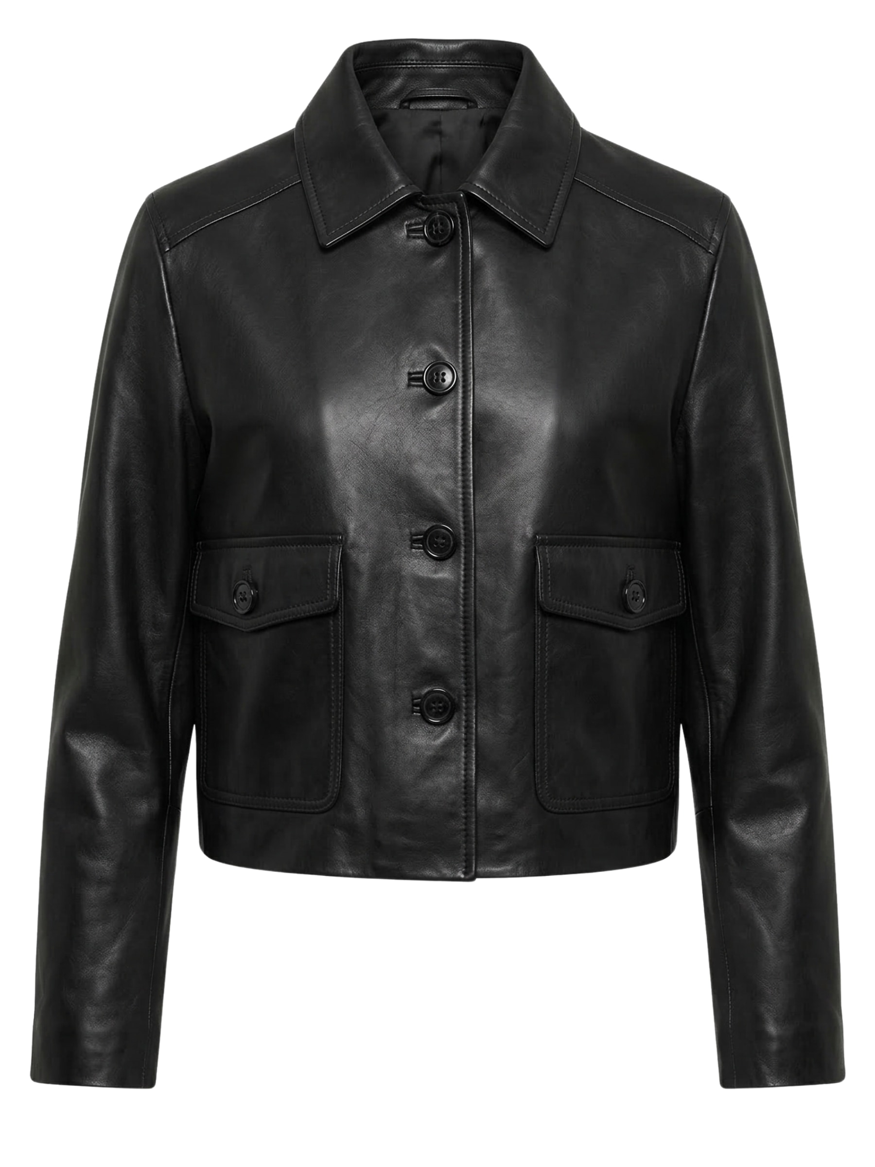 RICANO Bolerojacke »Lederjacke Bruna« ohne Kapuze Handgefertigt aus echtem Leder