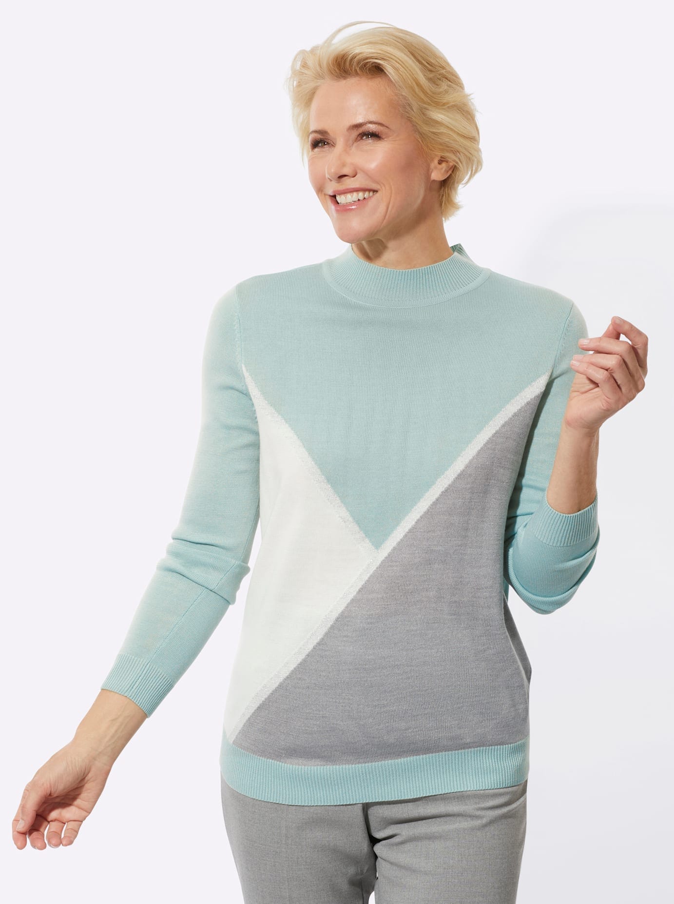 Classic Stehkragenpullover »Pullover«