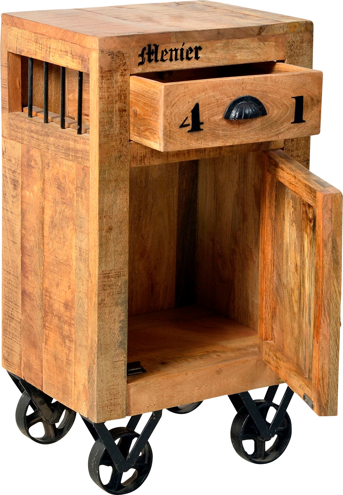 SIT Kommode »Rustic«, mit schwarzem Aufdruck im Industrial-Stil