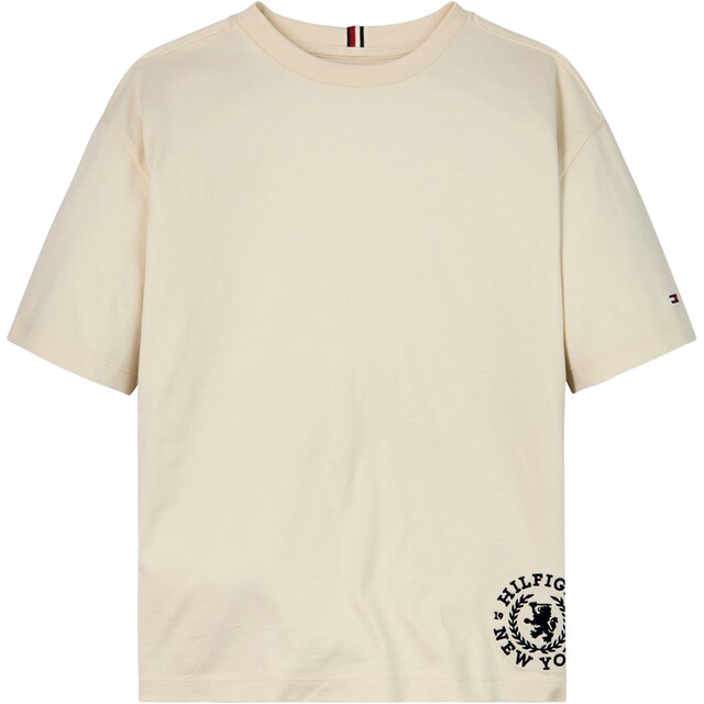 Tommy Hilfiger T-Shirt »CREST LOGO TEE S/S«, mit Logostickerei bei OTTO