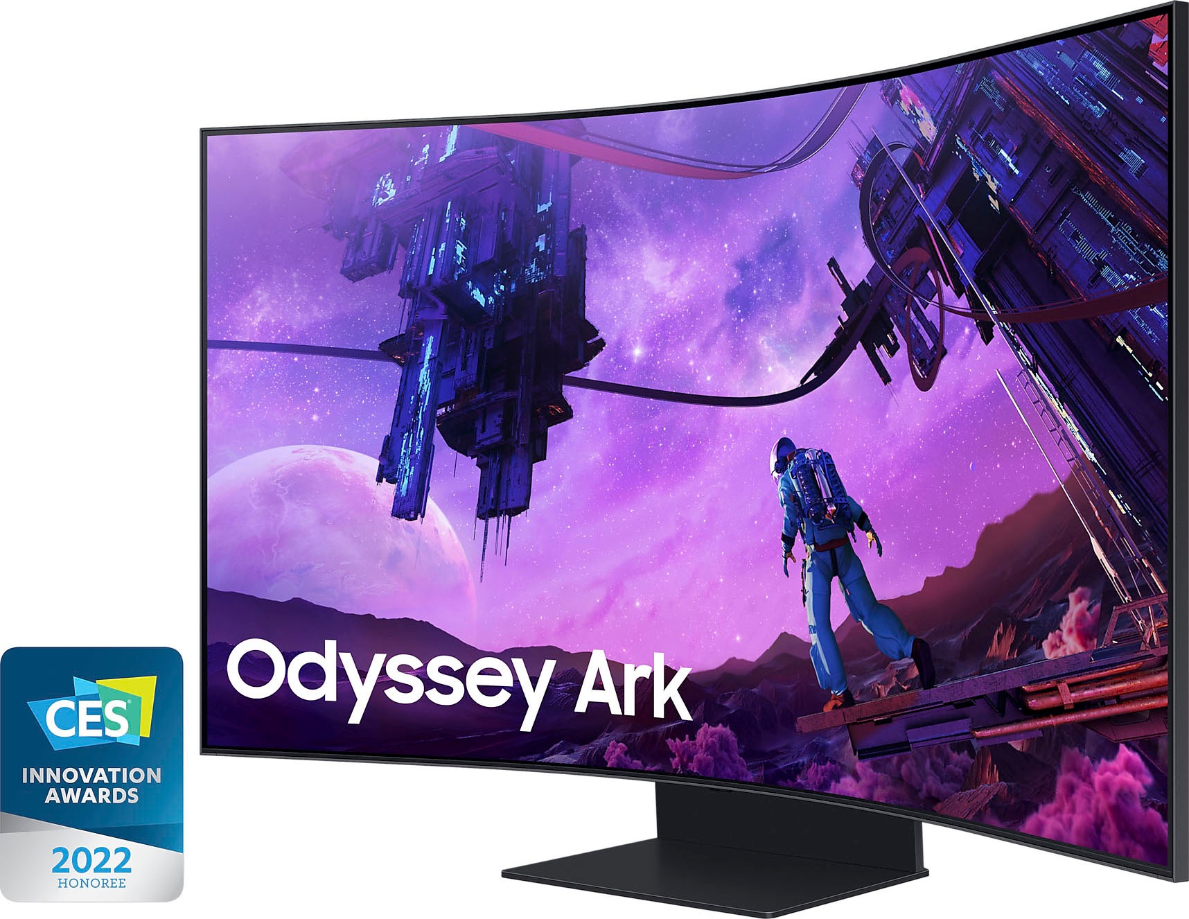 Samsung Curved-Gaming-LED-Monitor »Odyssey Ark S55BG970NU«, 138 cm/55 Zoll, 3840 x 2160 px, 4K Ultra HD, 1 ms Reaktionszeit, 165 Hz