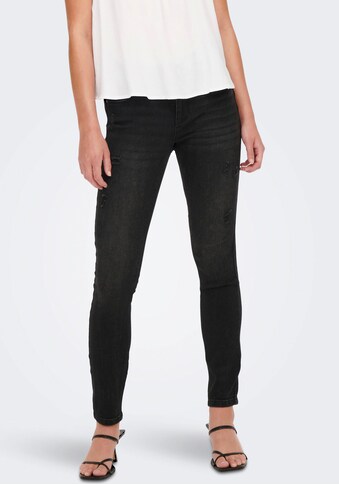 Only Ankle-Jeans »ONLDAISY REG PUSH UP SK ANK DEST DNM«, mit Destroyed Effekt kaufen