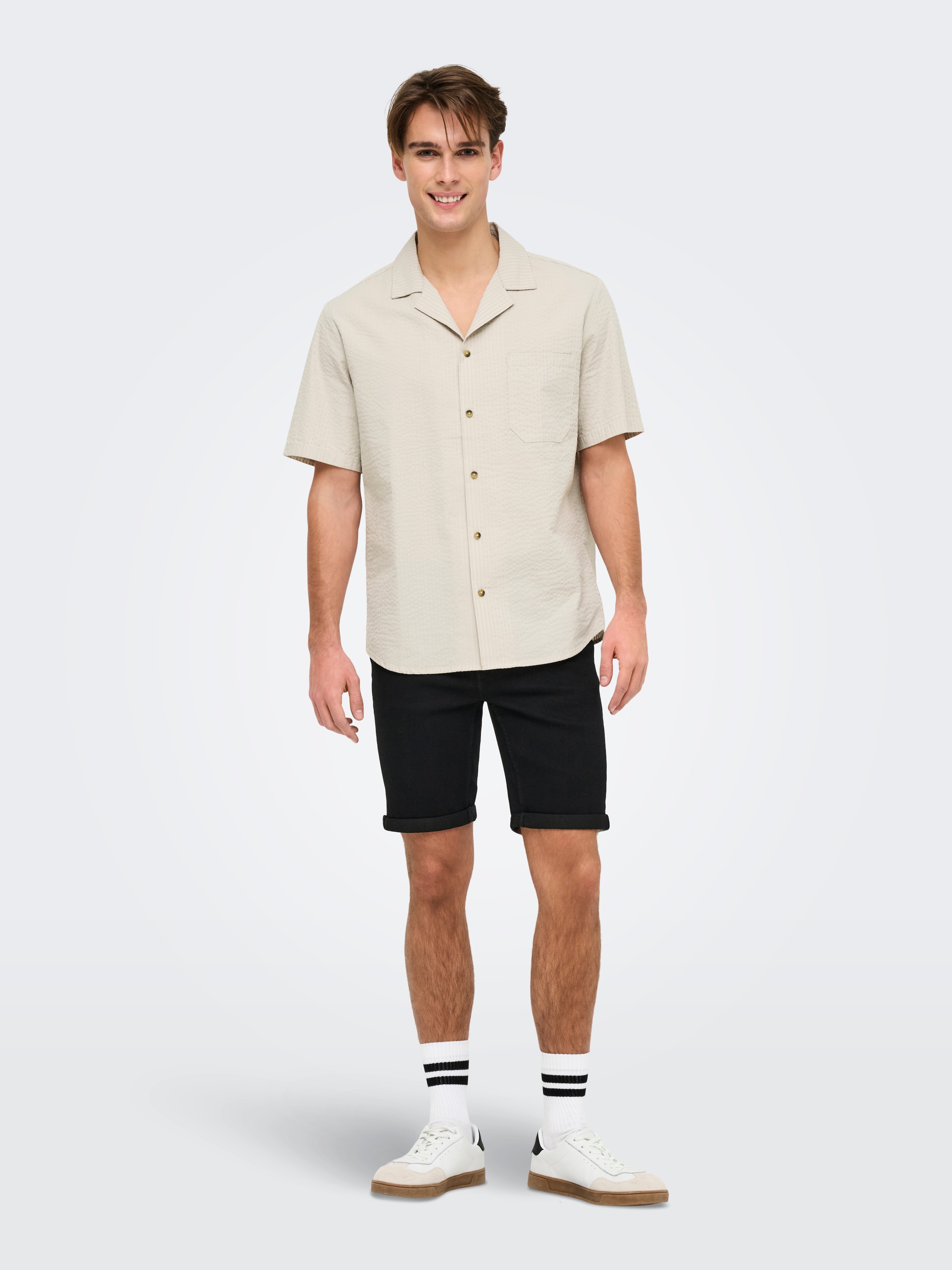 ONLY & SONS Kurzarmhemd »ONSEYE RESORT SEERS 0009 SHIRT NOOS«
