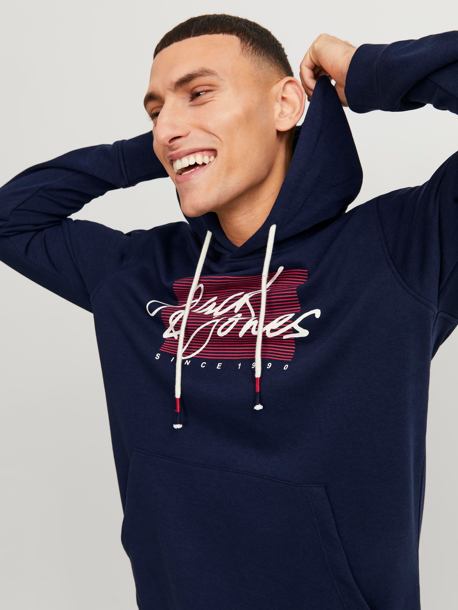 Jack & Jones Hoodie »JJZURI SWEAT HOOD LN«