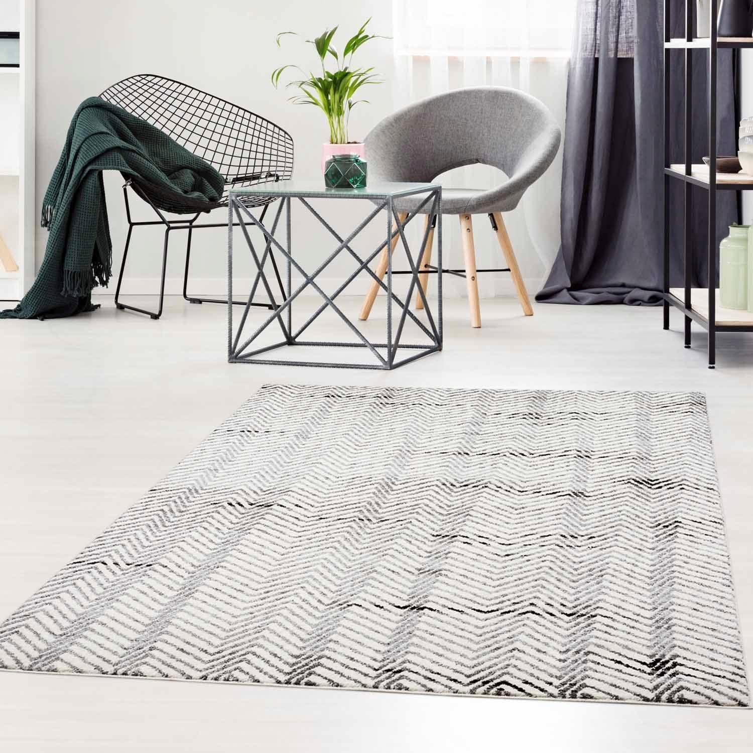 Carpet City Teppich »Moda 1138«, rechteckig, Kurzflor, Wohnzimmer