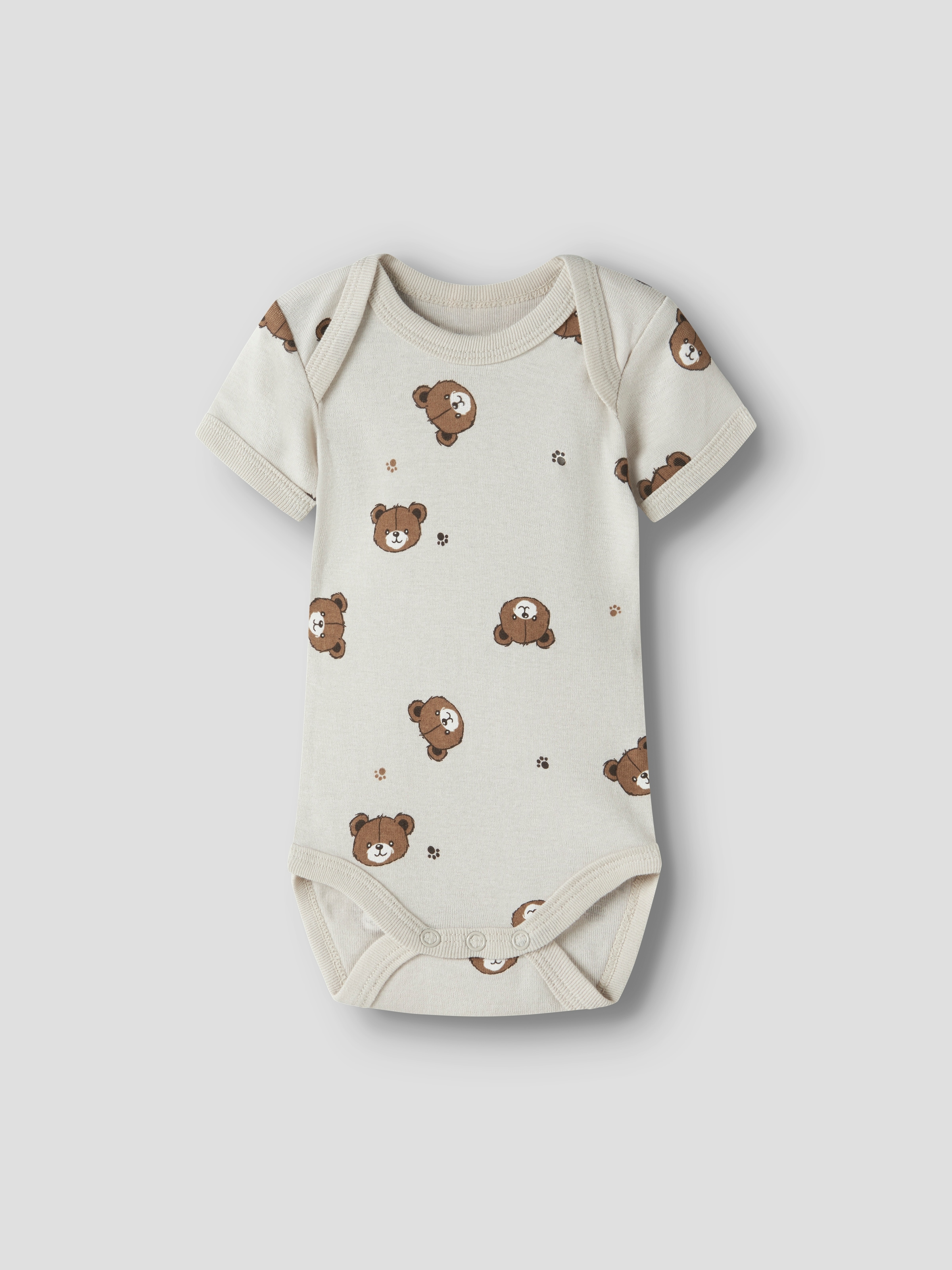 Name It Kurzarmbody »NBNBODY 3P SS PUMICE BEAR NOOS« Packung, 3 tlg.