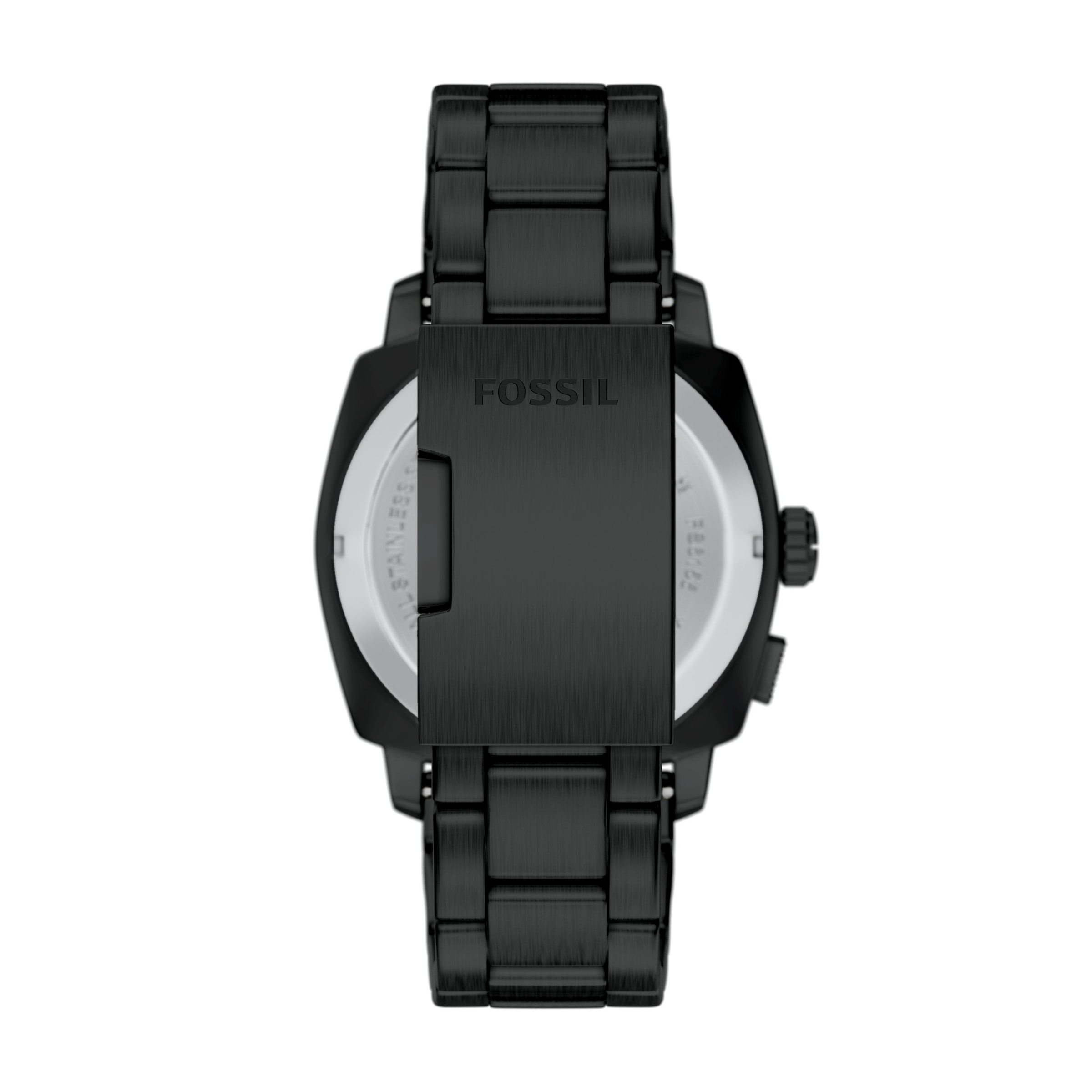 Fossil Quarzuhr »Machine - Big Tic« Armbanduhr, Herrenuhr, Edelstahlarmband, analog, digital