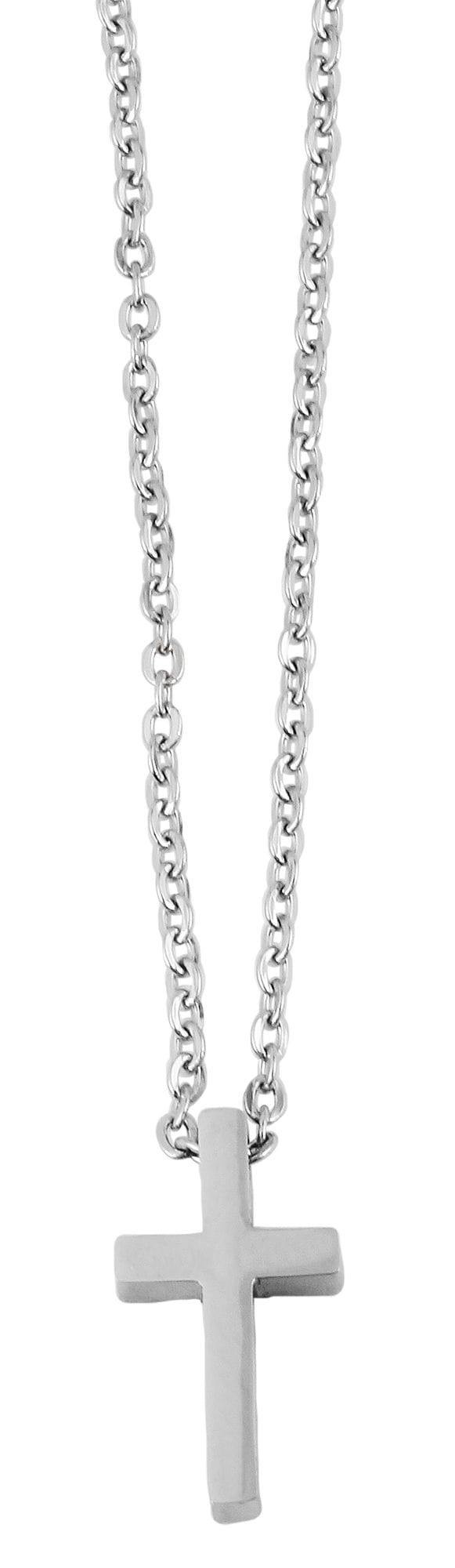 Adelia´s Kette ohne Anhänger »Unisex Halskette mit Anhänger ¿ Kreuz aus Edelstahl«