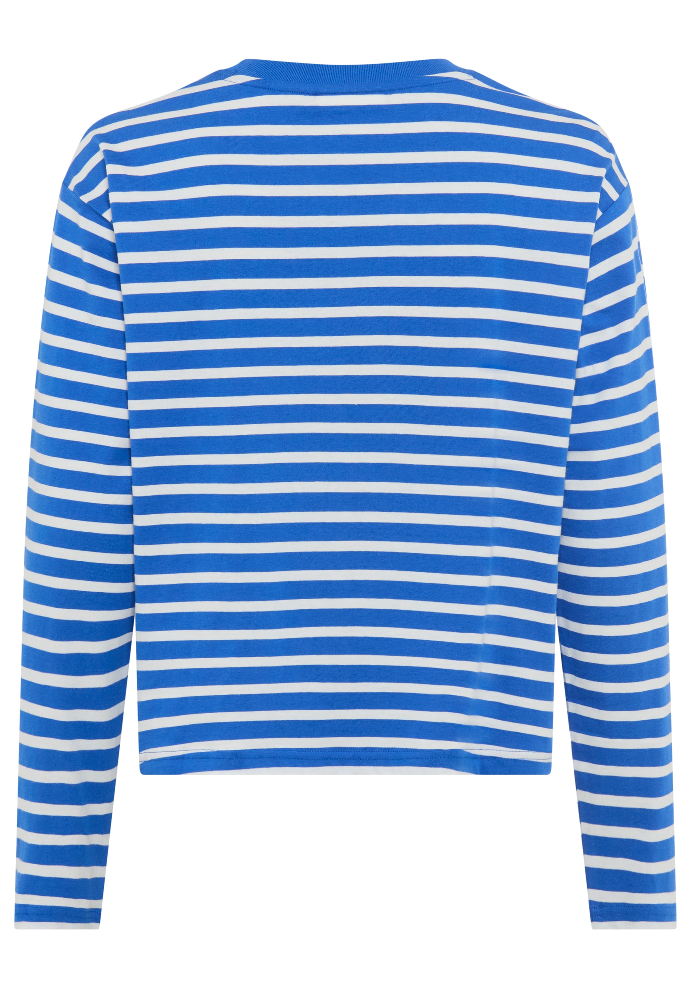 Marc O'Polo DENIM Longsleeve regular fit, aus Heavy Slub Jersey, Rundhals