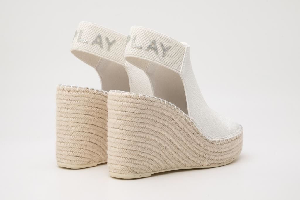 Replay Sandalette »Tyne«  , Sommerschuh, Sandale, Keilabsatz, mit Glitzerlogo an der Ferse