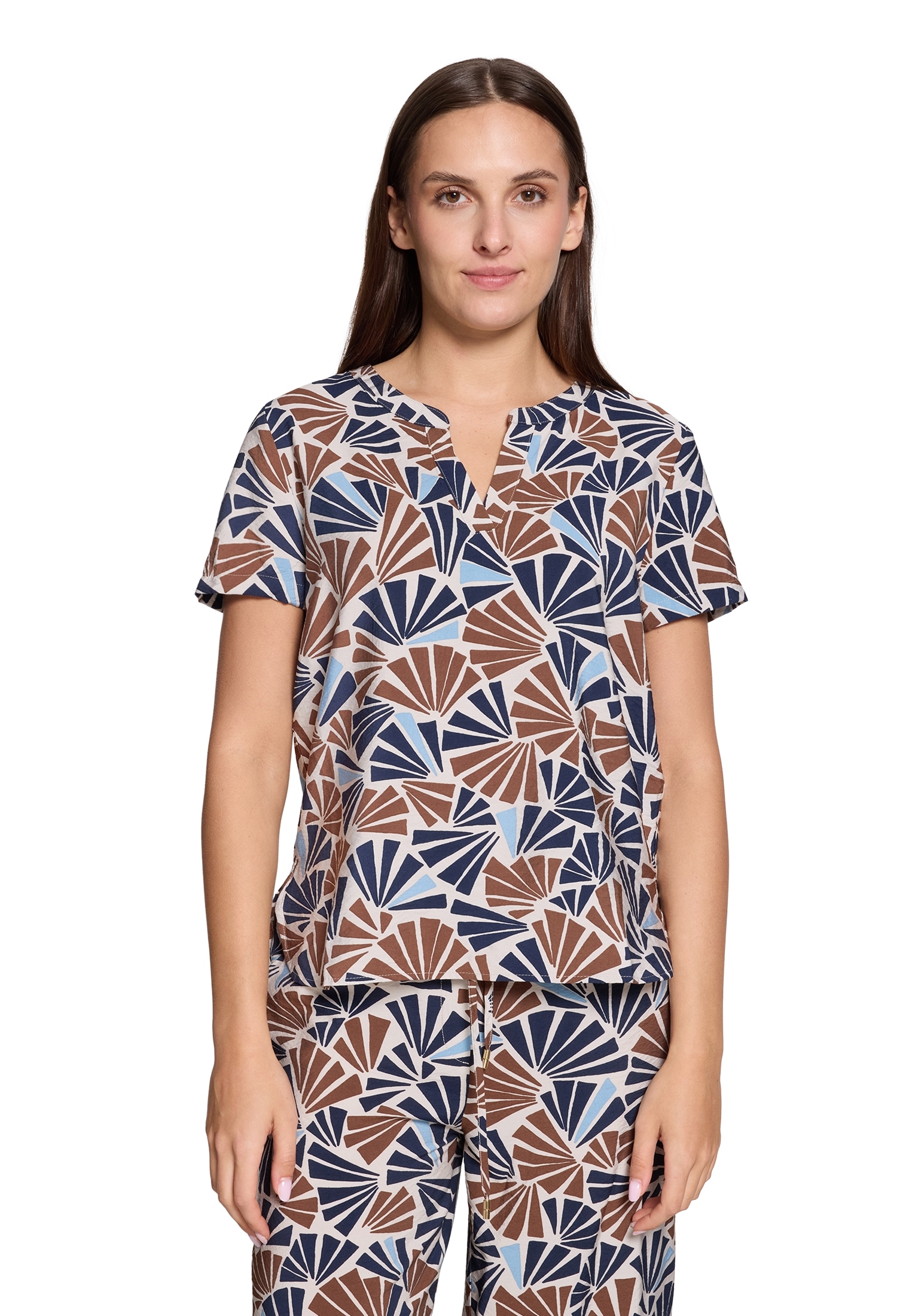 Betty&Co Schlupfbluse »Schlupfbluse kurzarm«
