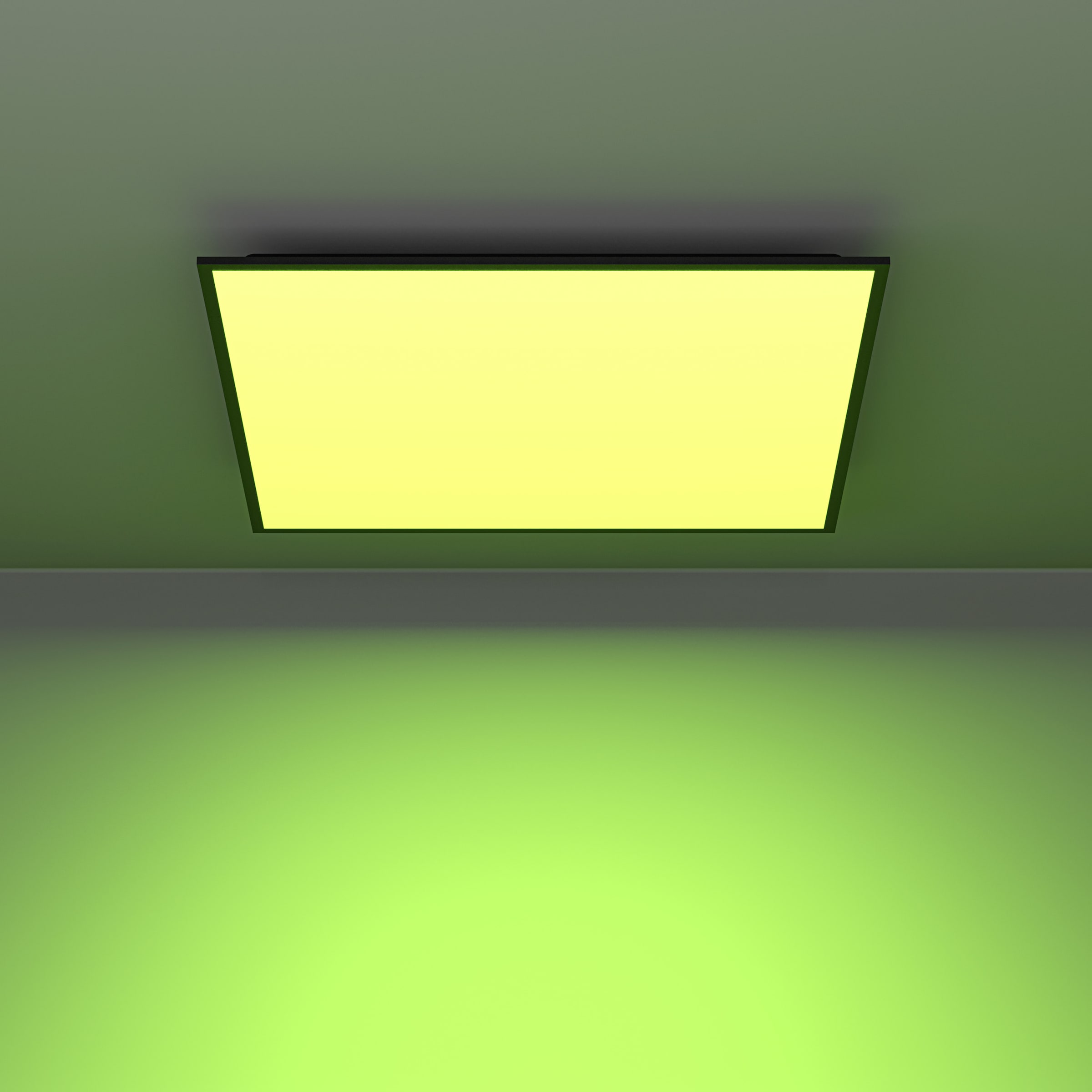 EGLO LED Deckenleuchte »MORADILLO-Z Deckenlampe - Stahl - LED - 33W - IP20« LED-Modul 1 Stk. Kaltweiß | Neutralweiß | RGB | Warmweiß Wohzimmerlampe, Esszimmerlampe, Schlafzimmer, L59,5 x B59,5 x H6,1 cm