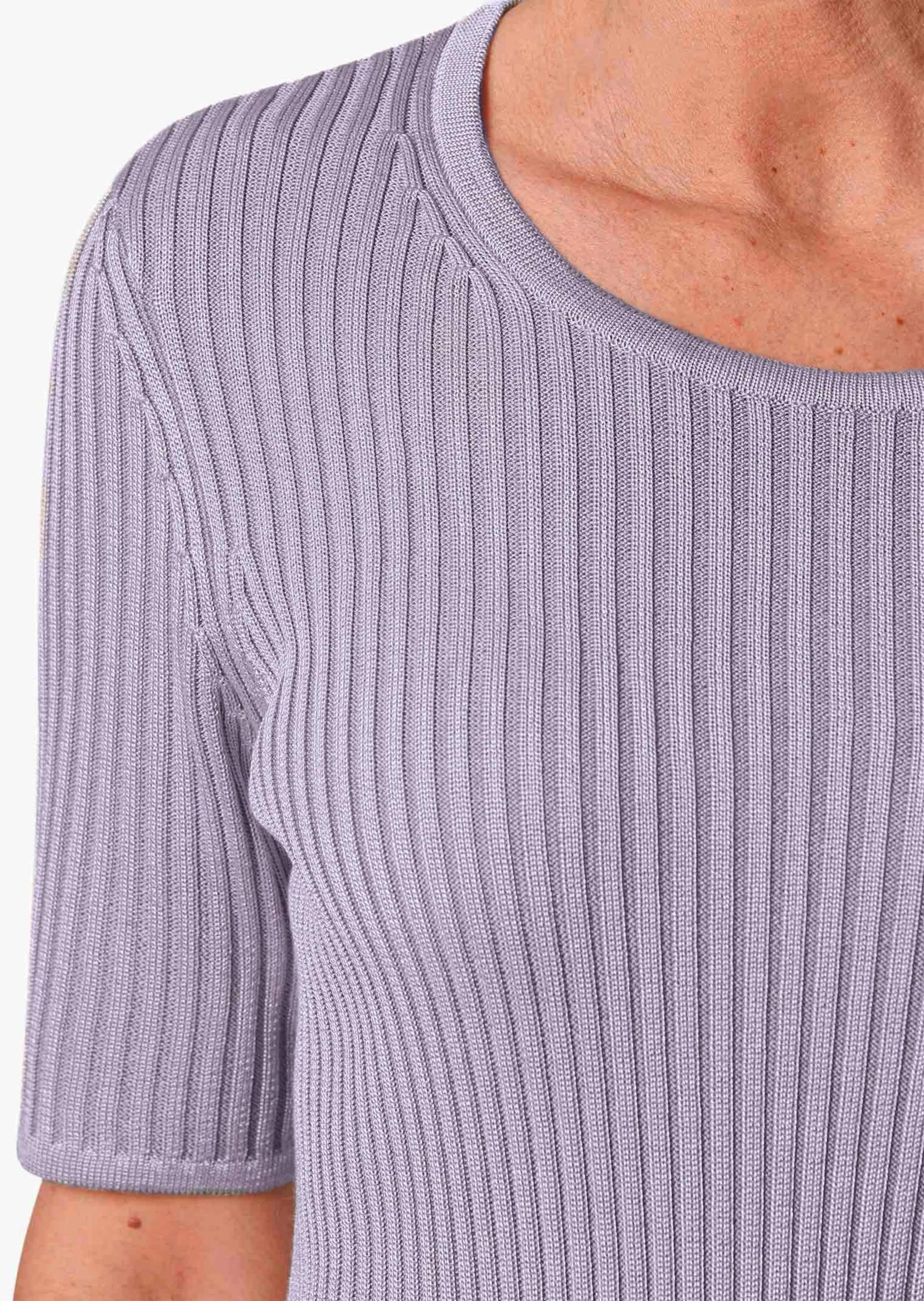 GOLDNER Rundhalspullover »Kurzgröße Pflegeleichter Pullover in hochwertiger Rippenstruktur«