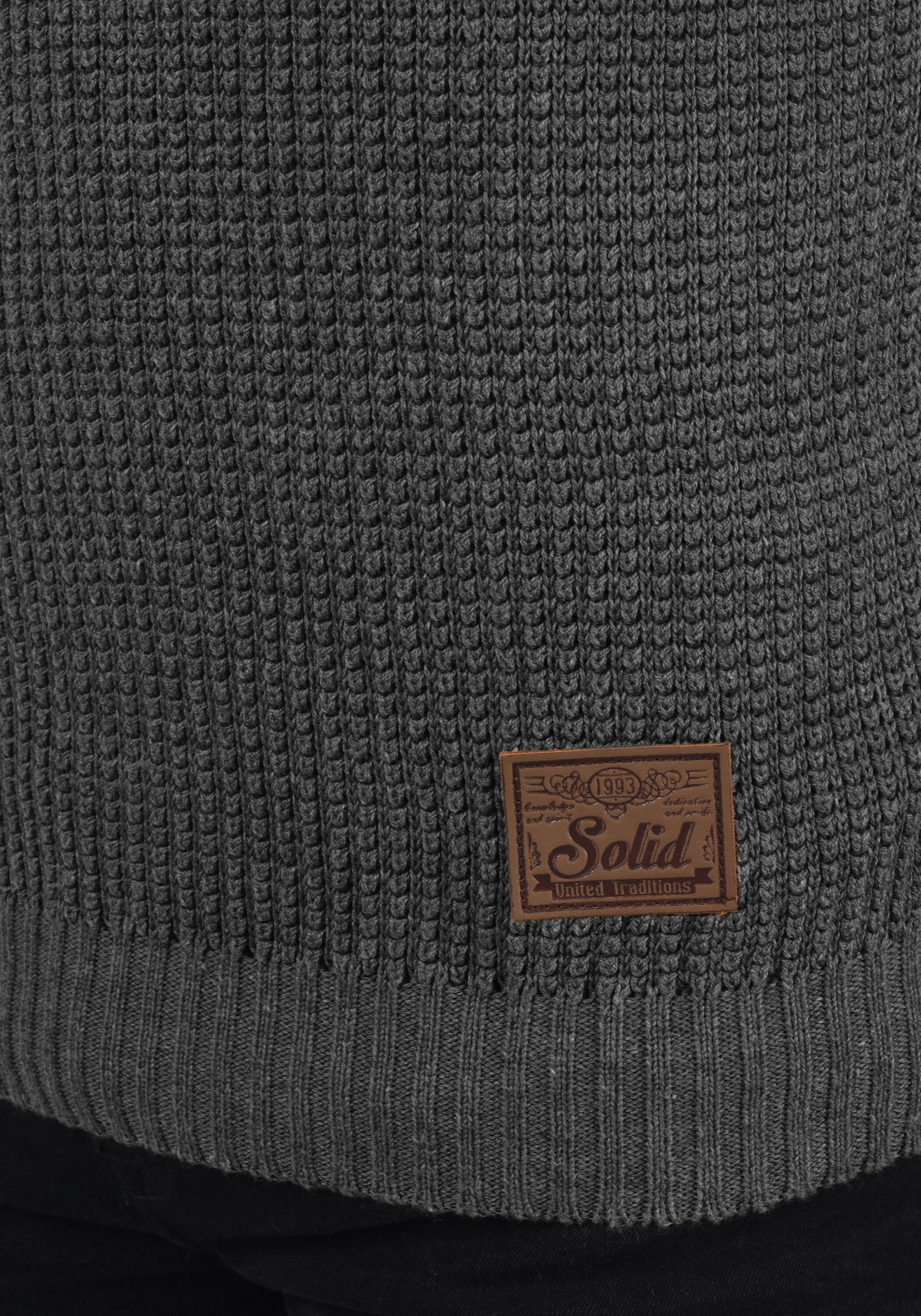 !Solid Strickfleece-Pullover »Strickpullover SDTerrance«