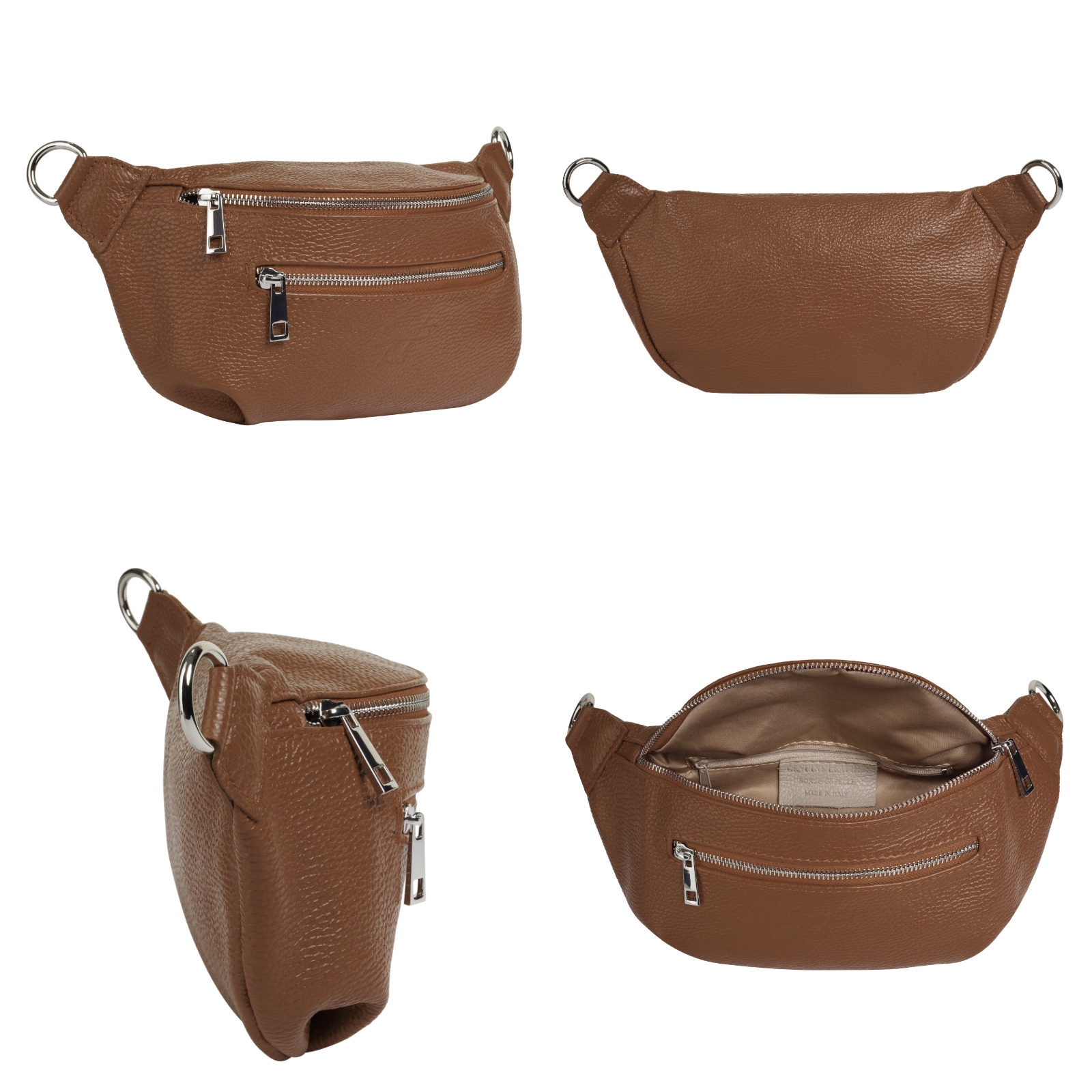 Samantha Look Gürteltasche, echt Leder, Made in Italy