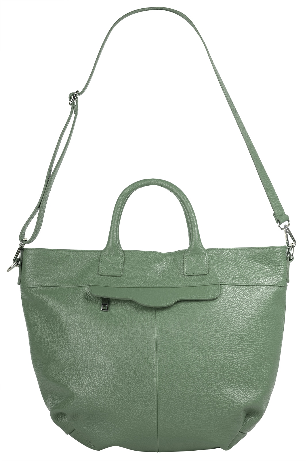 Samantha Look Henkeltasche, echt Leder, Made in Italy