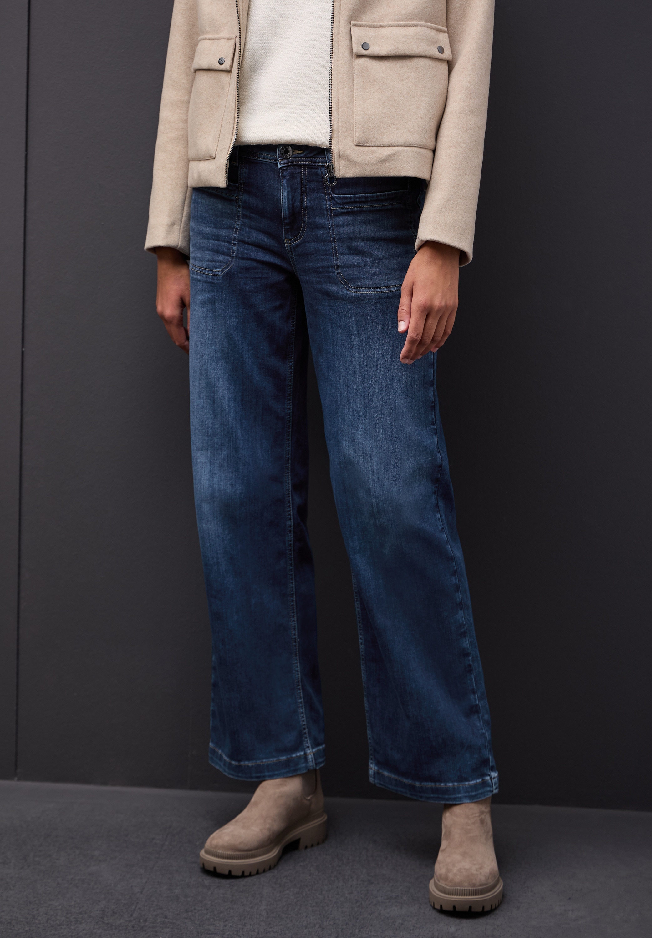 STREET ONE Weite Jeans