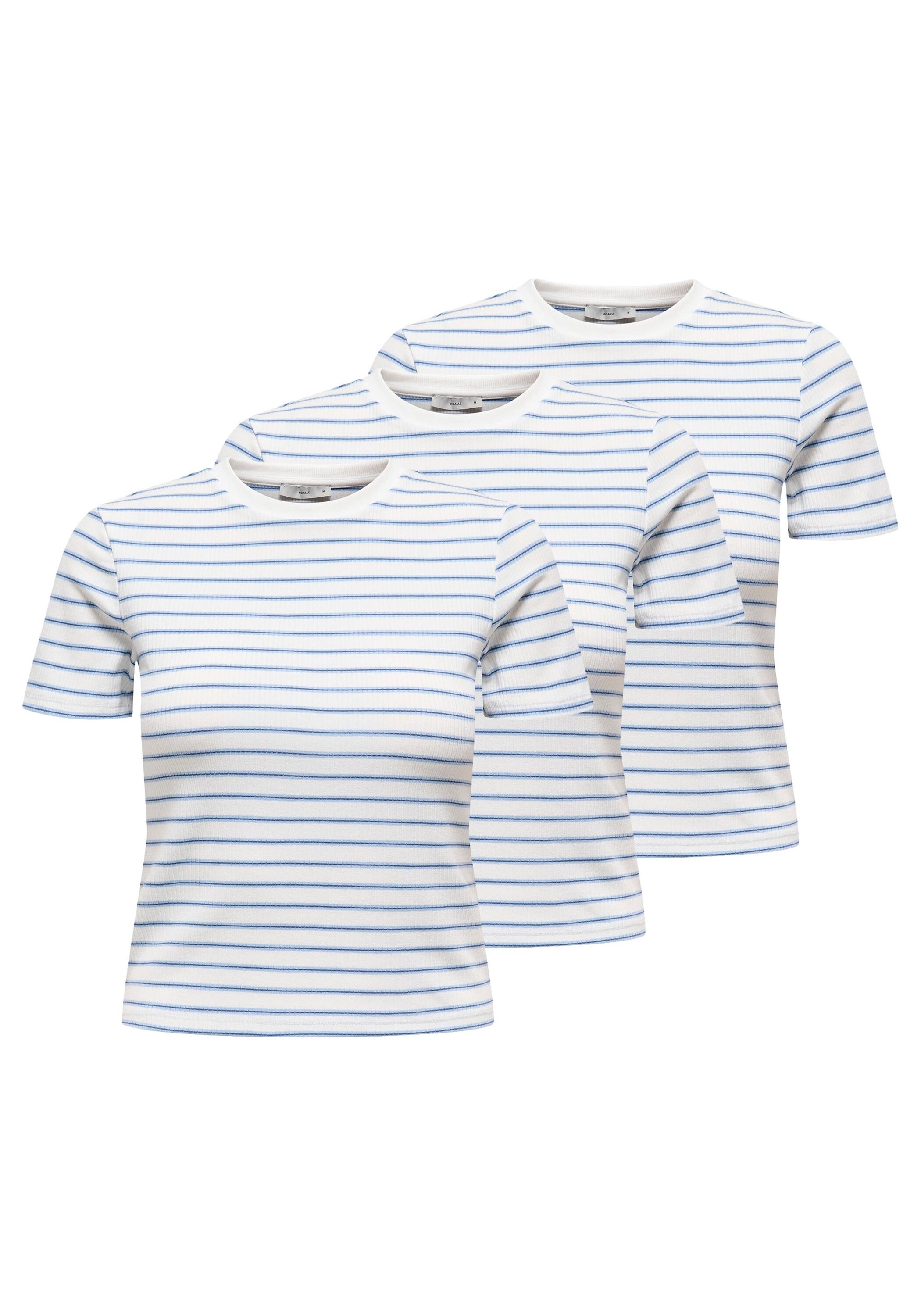 ONLY T-Shirt »T-Shirt ONLLUPE STRIPE TEE 3P 3er Pack« 3