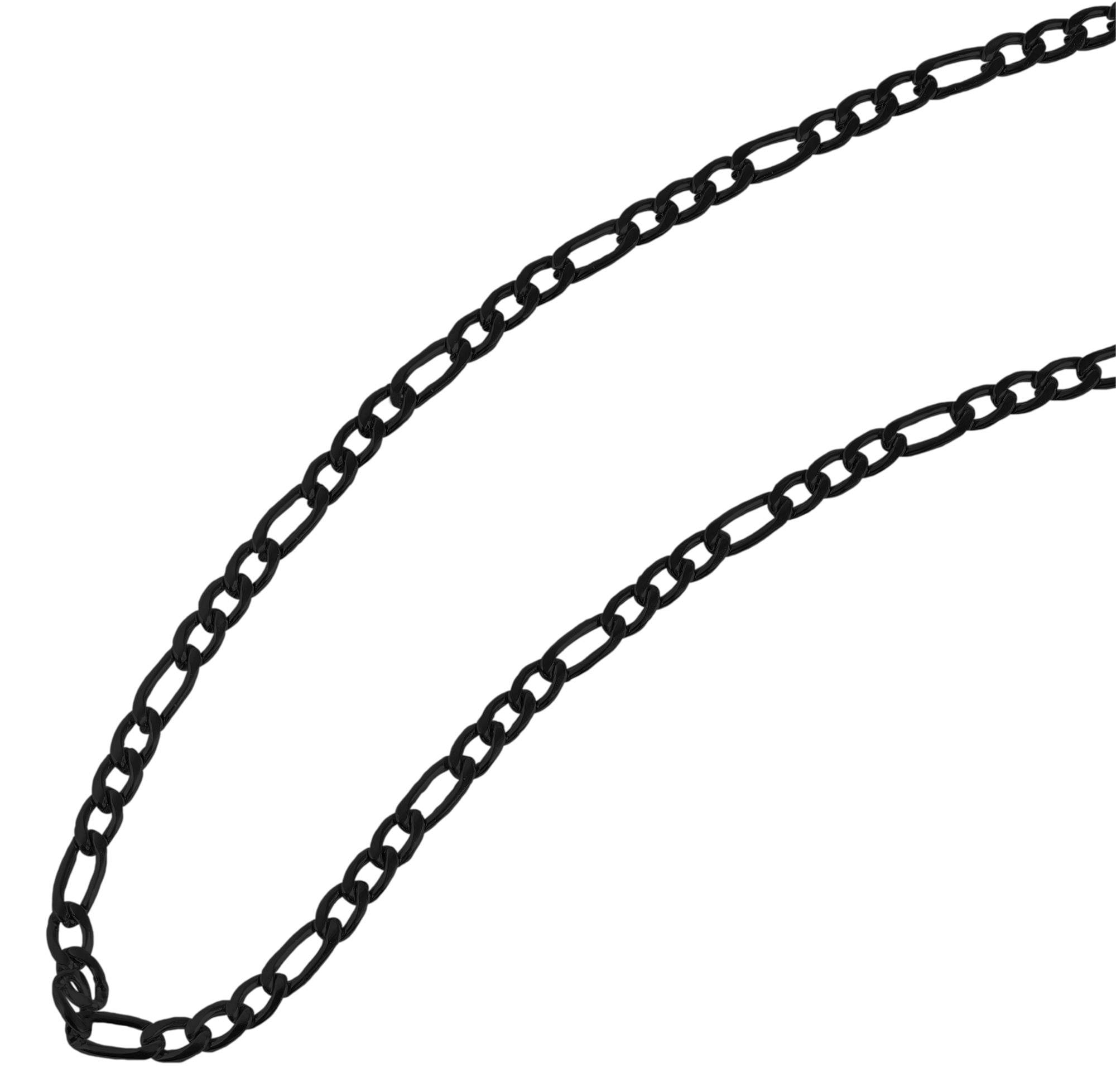 Adelia´s Gliederkette »Unisex Halskette ¿ Figarokette aus Edelstahl«
