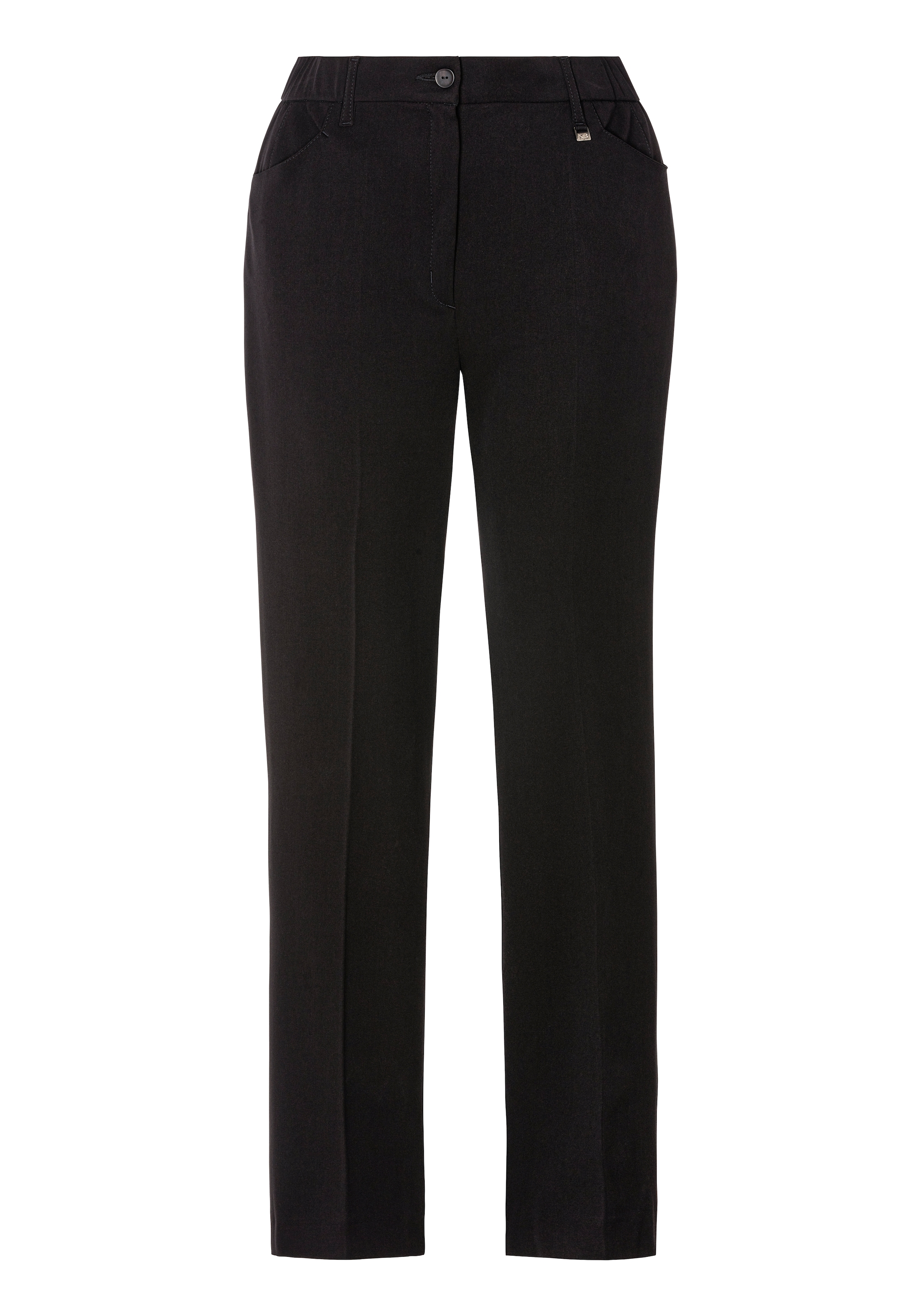 KjBRAND Stoffhose »Hose Bea in Bi-Stretch Kammgarnoptik mit Bügelfalte«, ideal für kräftige Oberschenkel