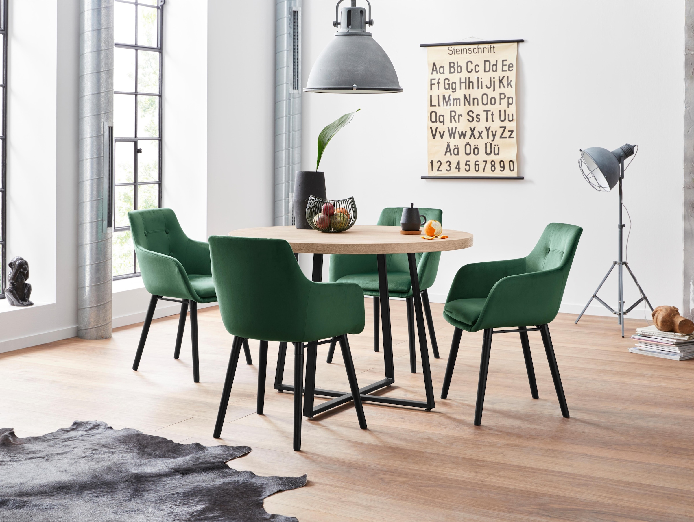 Home affaire Essgruppe, mit 4 Stühle