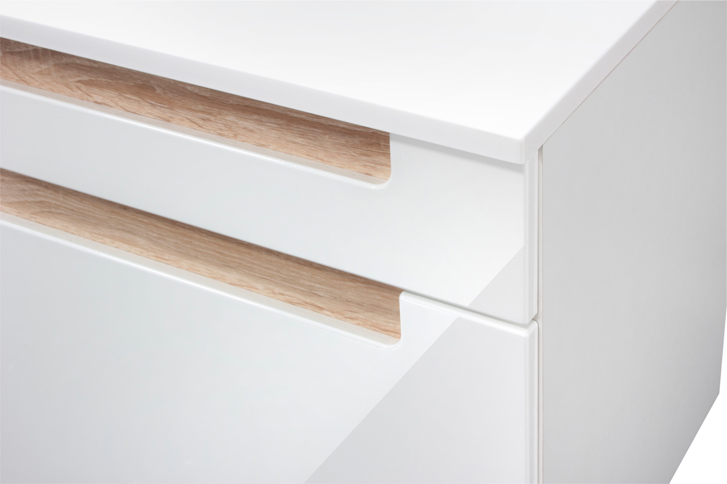 welltime Badmöbel-Set »Siena«, (2 St.), Breite 80 cm, Waschtisch mit Mineralgussbecken