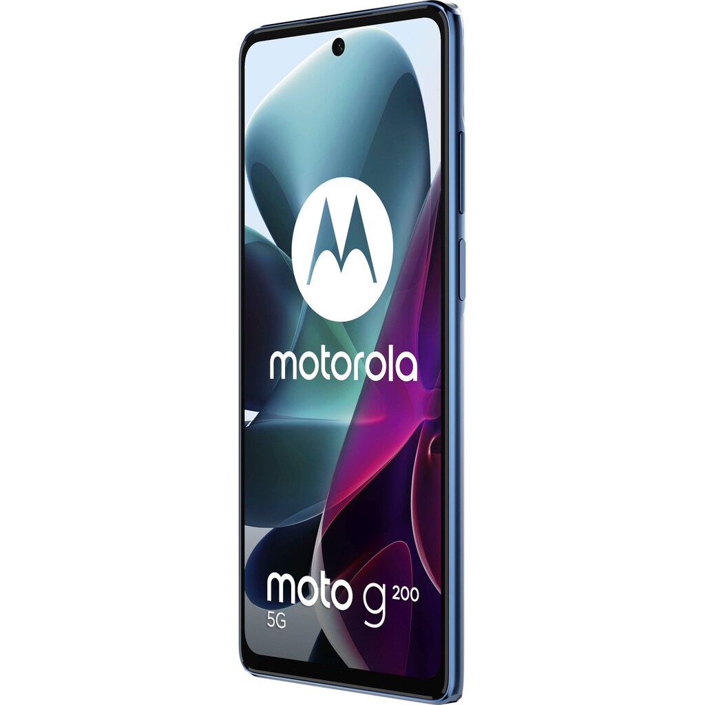 Motorola Smartphone »g200 5G«, Stellar Blue, 17,27 cm/6,8 Zoll, 128 GB Speicherplatz, 108 MP Kamera