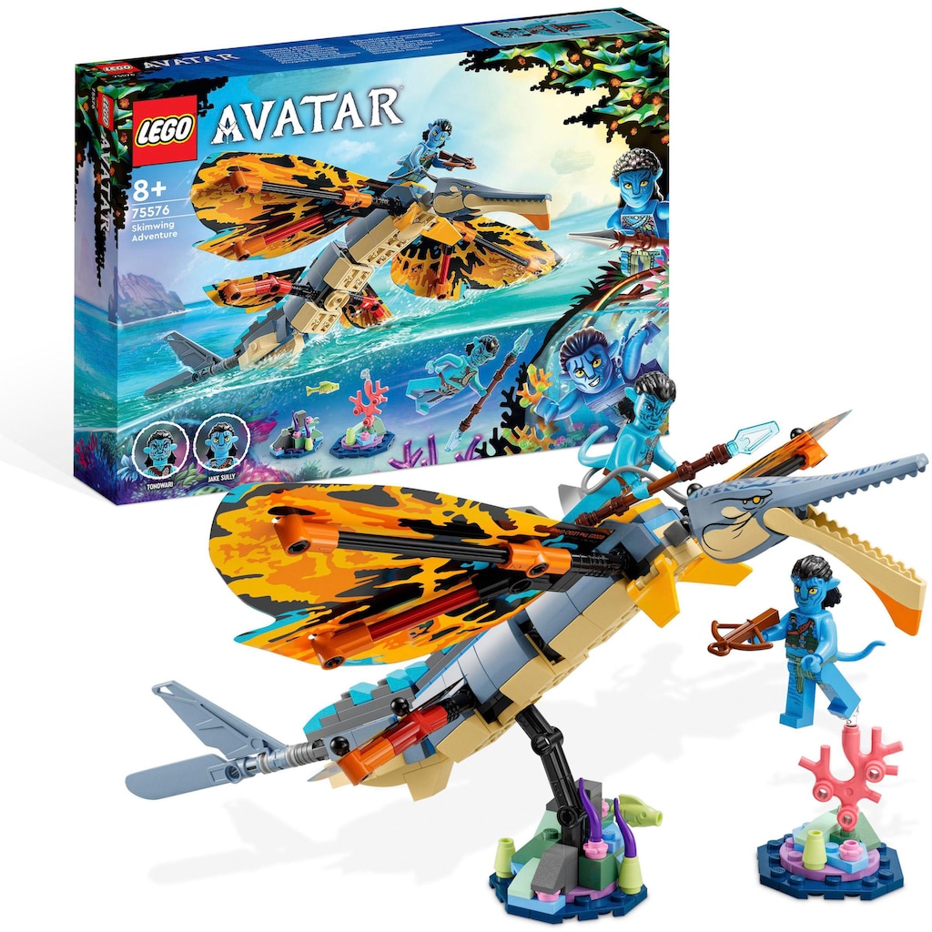 LEGO® Konstruktionsspielsteine »Skimwing Abenteuer (75576), LEGO® Avatar«, (259 St.)