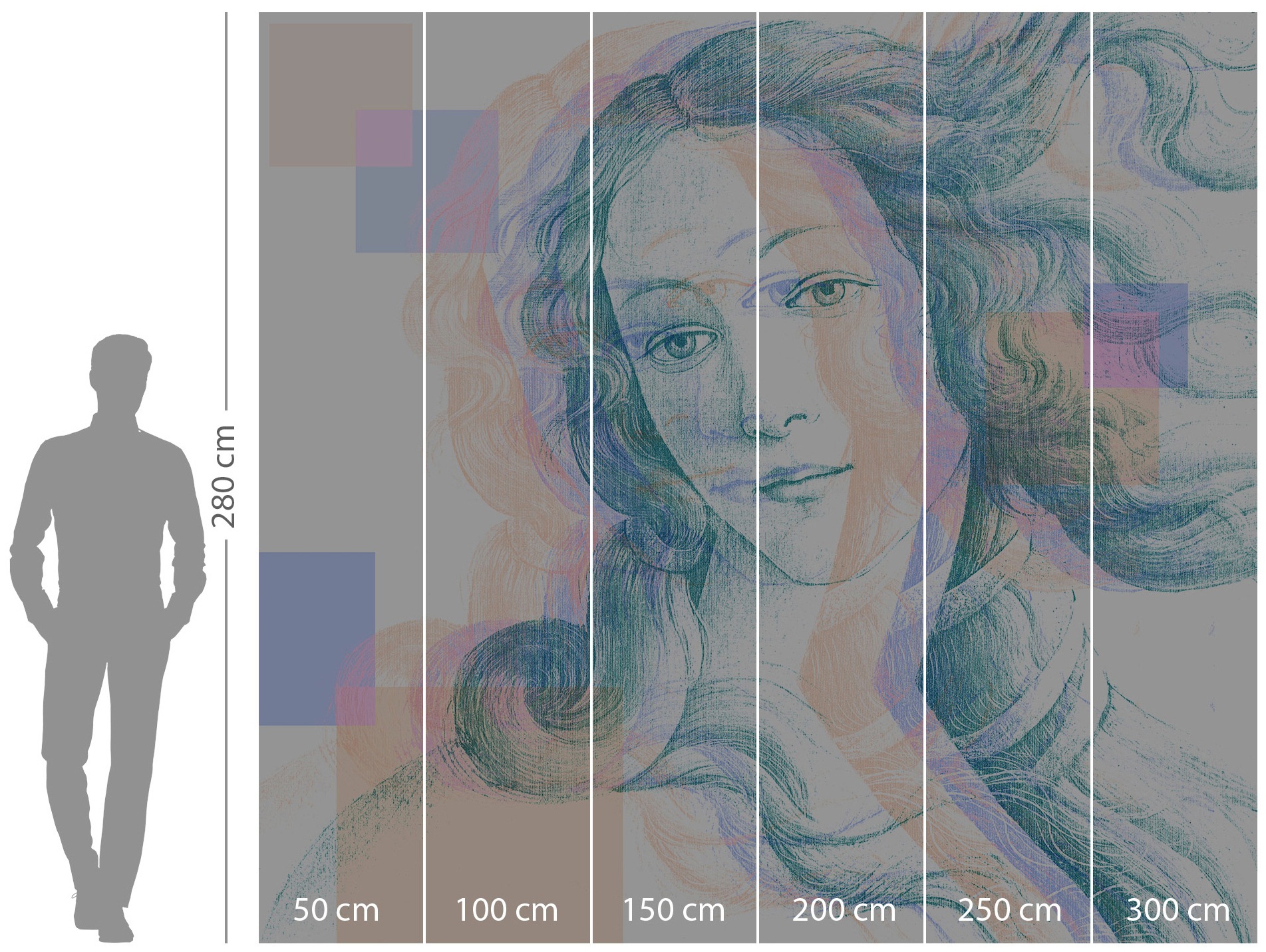 Komar Vliestapete »Digitaldruck Vlies - Venus - Größe 300 x 280 cm«, bedruckt, Kinderzimmer