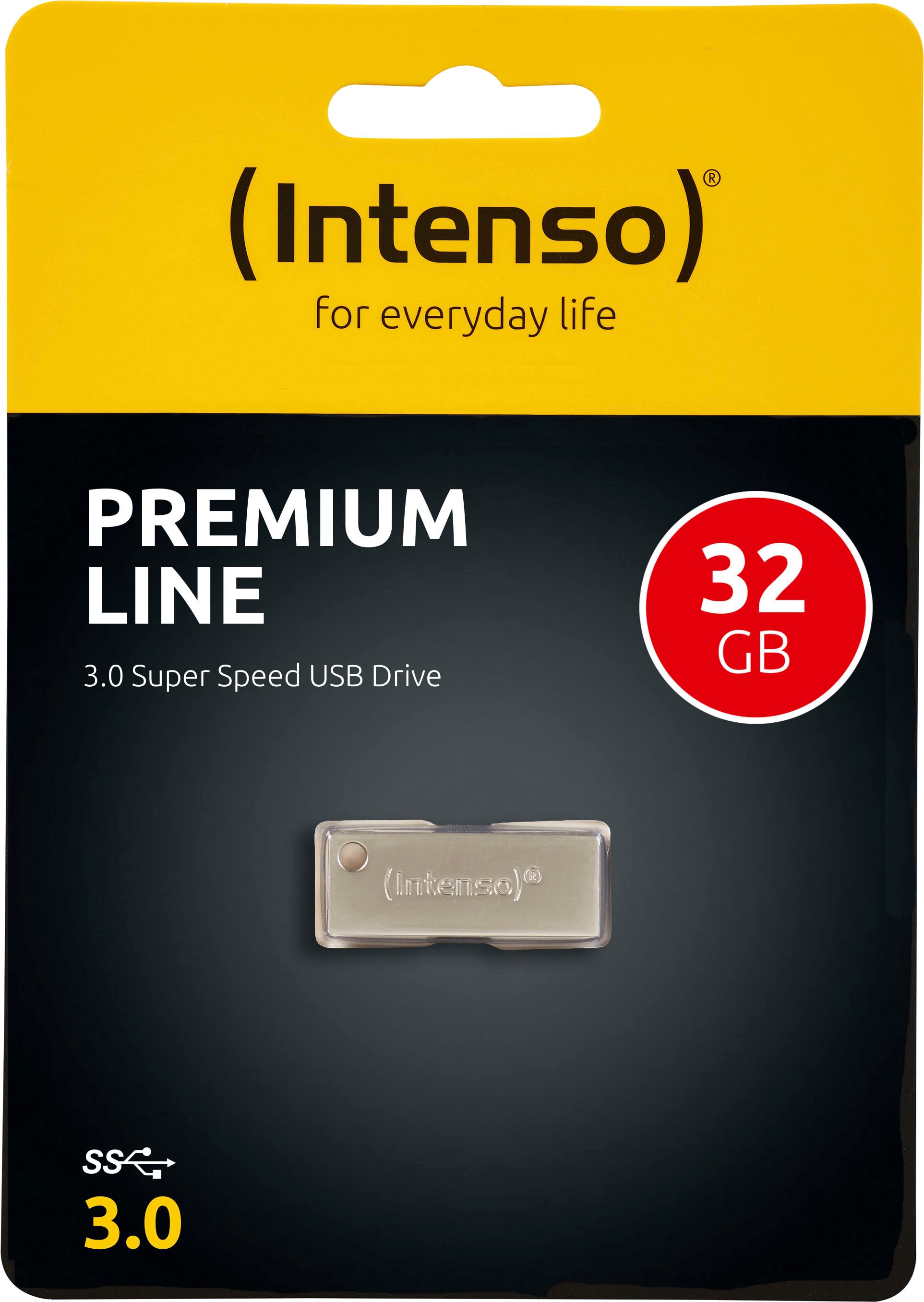 Intenso USB-Stick »Premium Line« (32GB GB Lesegeschwindigkeit 35 MB/s)