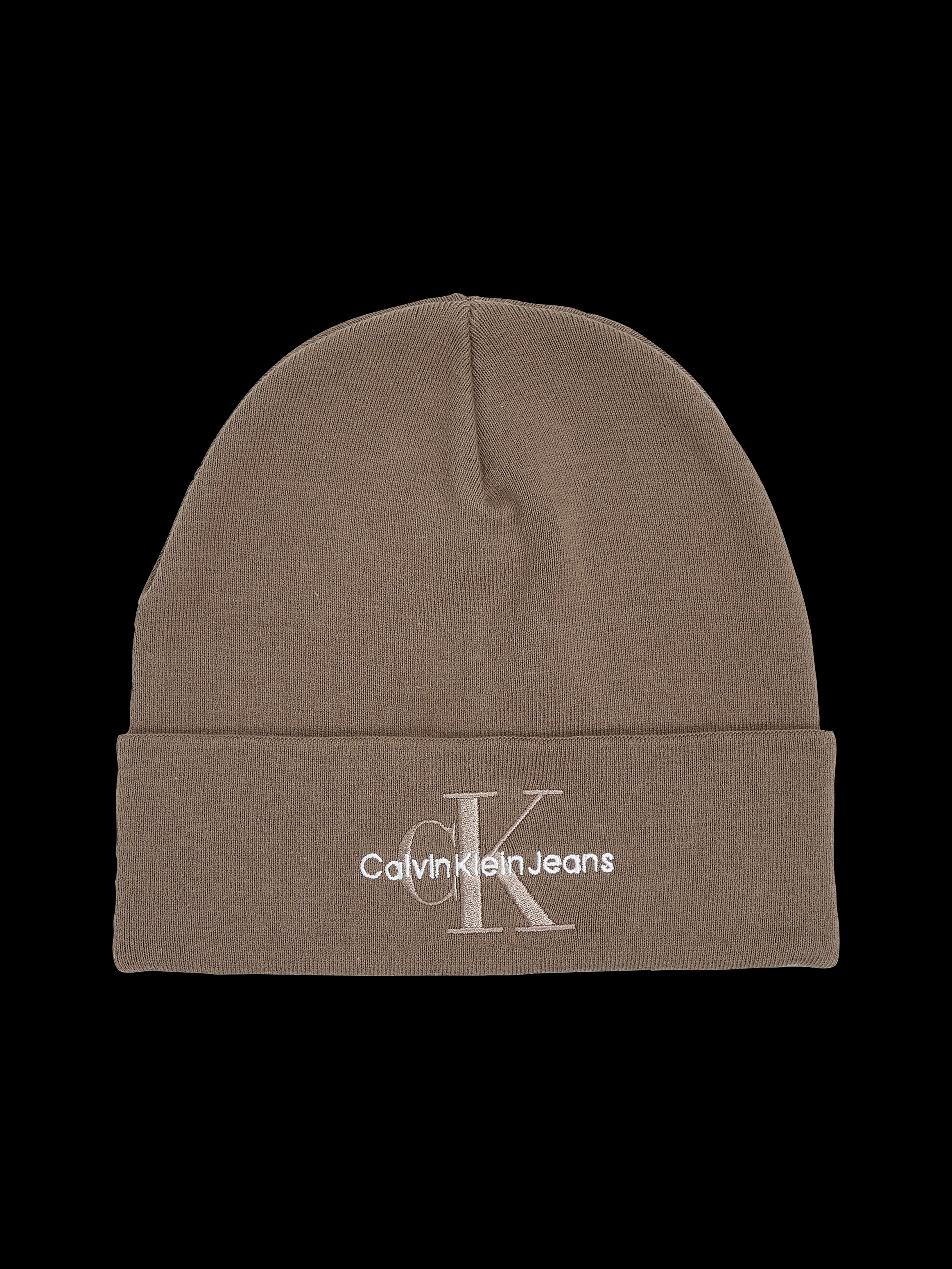 Calvin Klein Jeans Beanie »MONO LOGO EMBRO BEANIE«, mit Logostickerei