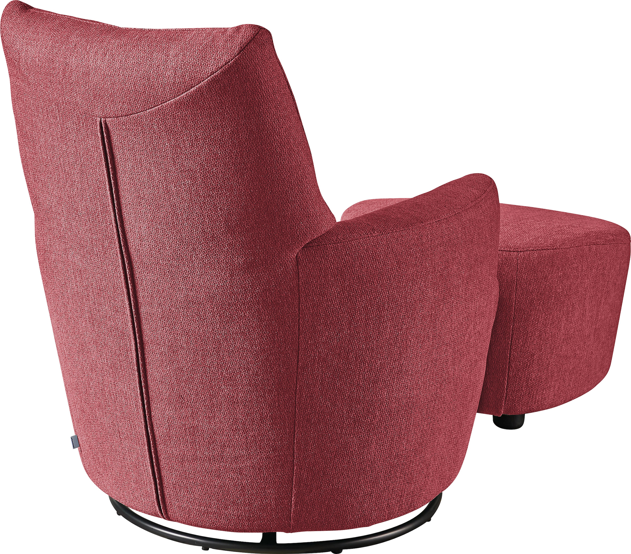 set one by Musterring Relaxsessel »SO 1450«, (Set), mit Dreh- und Wippfunktion, inklusive Hocker