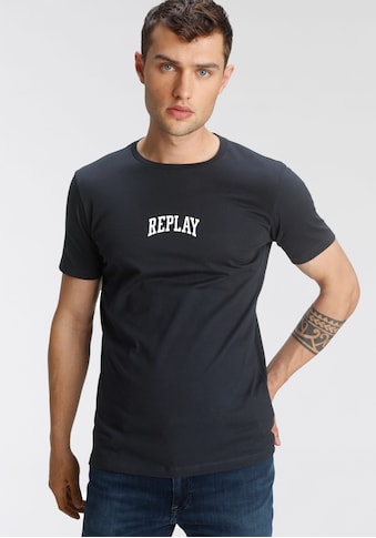 Replay T-Shirt, mit Markenprint kaufen