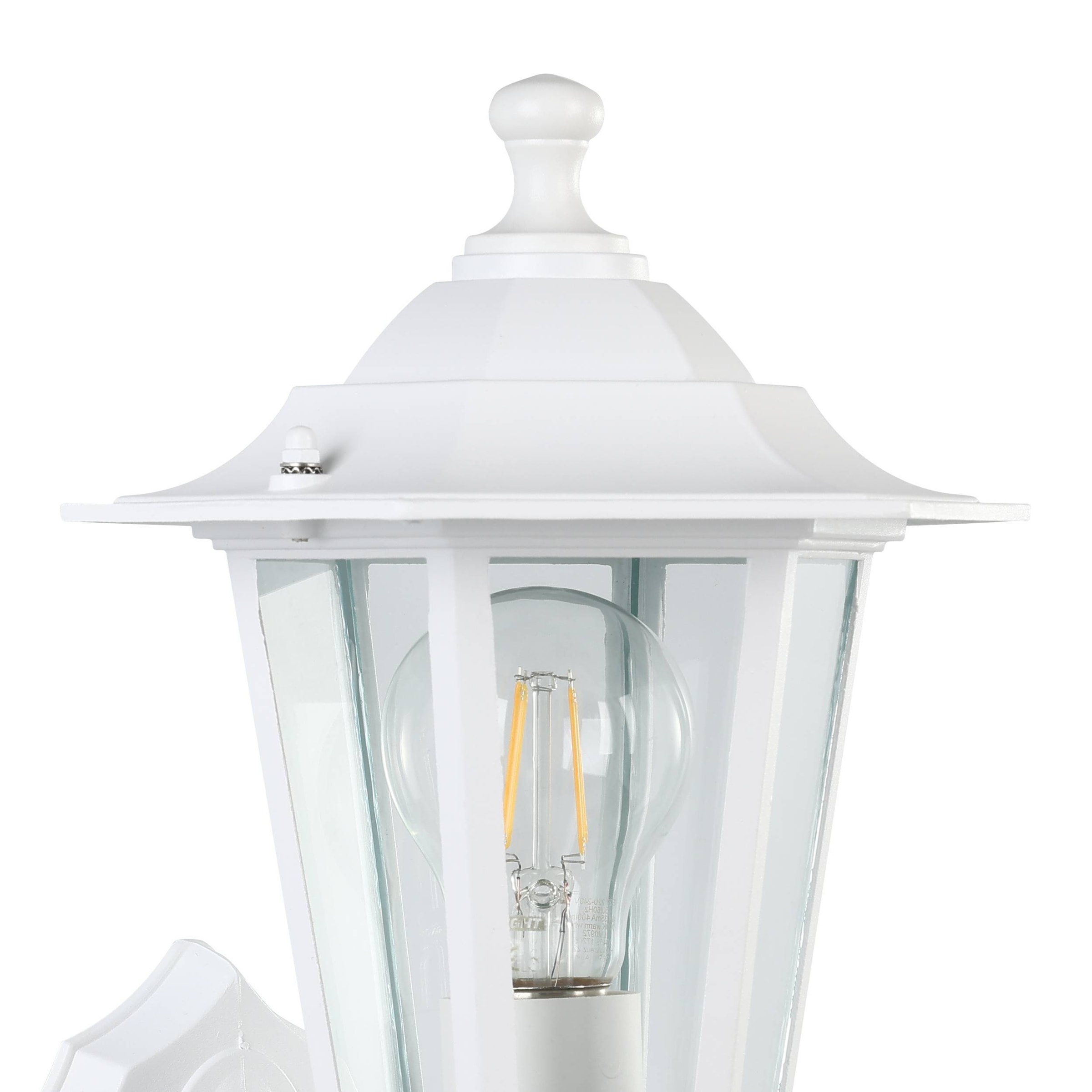 EGLO LED Wandleuchte »LATERNA 5 L16,5 x H32 x AL23 cm, Wandlampe für den Außenbereich« E27 1 Stk. Außen-Wandlampe, 1 flammig, aus Aluguss und Glas, E27, IP44