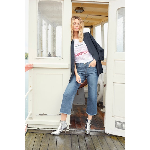 Aniston CASUAL 7/8-Jeans, mit leicht ausgefranstem Beinabschluss online bei  OTTO