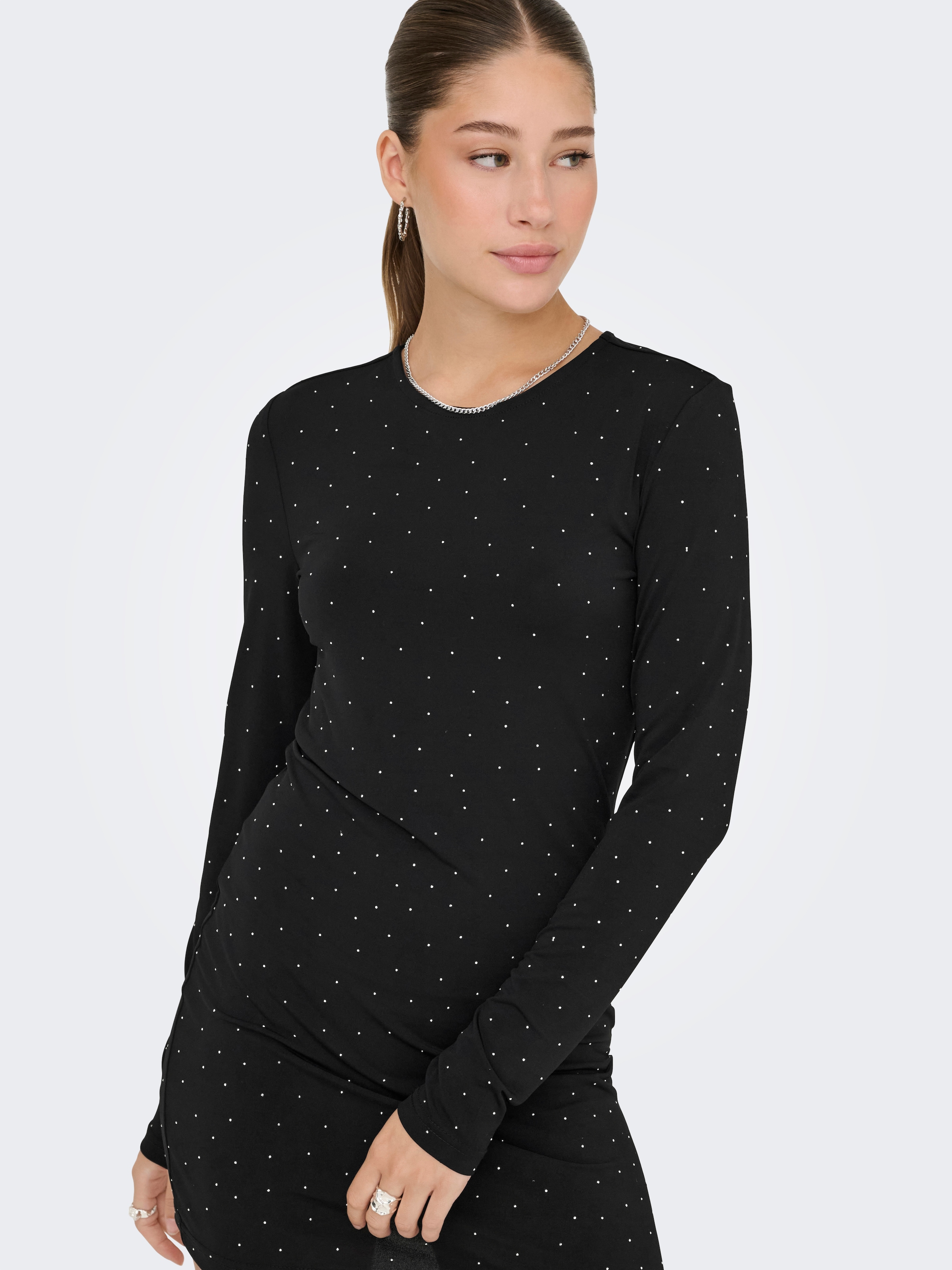 ONLY Minikleid »ONLZITA L/S O-NECK SHORT DRESS BF JRS« Sommerkleid