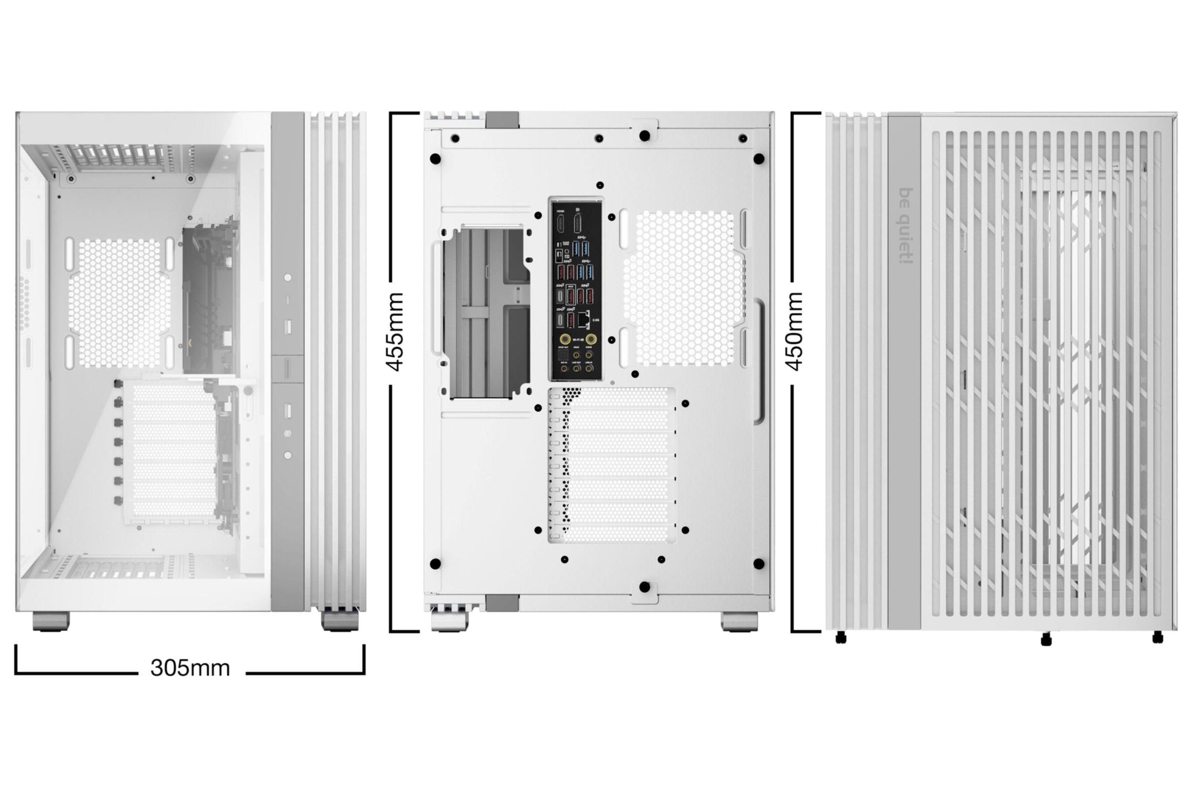 be quiet! PC-Gehäuse »LIGHT BASE 600 DX White«
