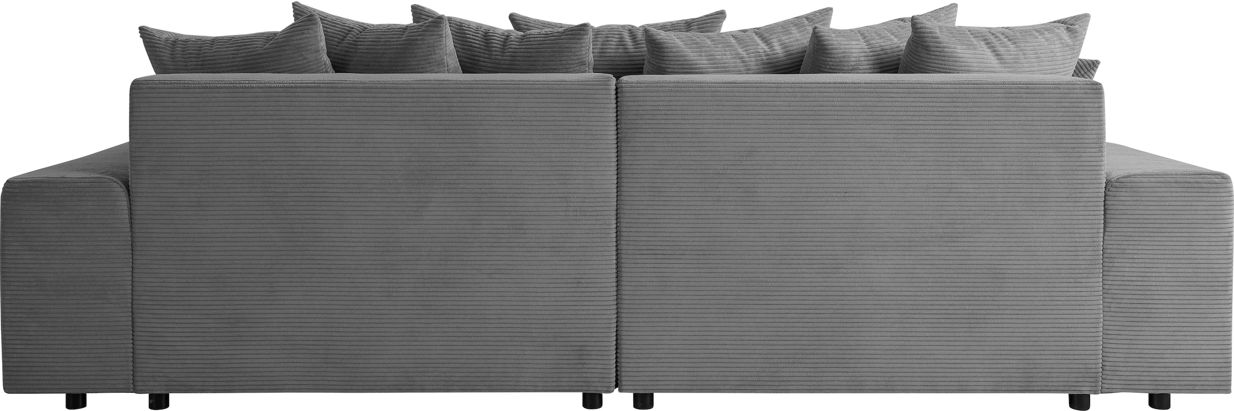 WERK2 Big-Sofa »Maxi B, Breite 290 cm«, Maximaler Kuschelkomfort: XXL-Sofa mit 78 cm Sitztiefe & 12 Kissen
