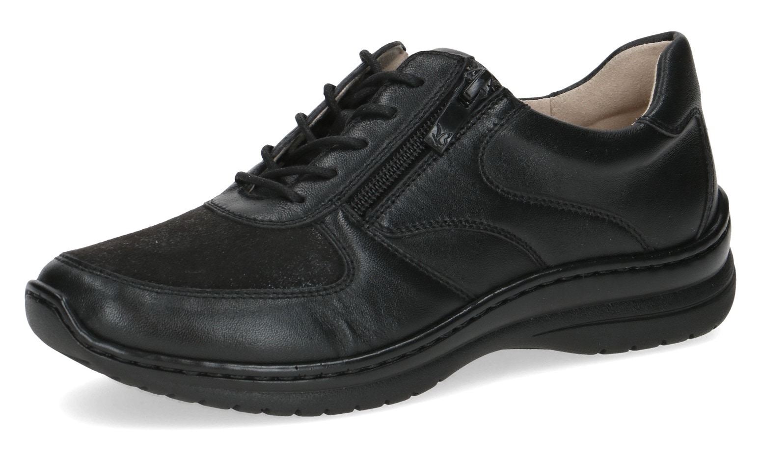 Caprice Sneaker, Freizeitschuh, Halbschuh, Schnürschuh in Komfortweite H (=sehr weit)