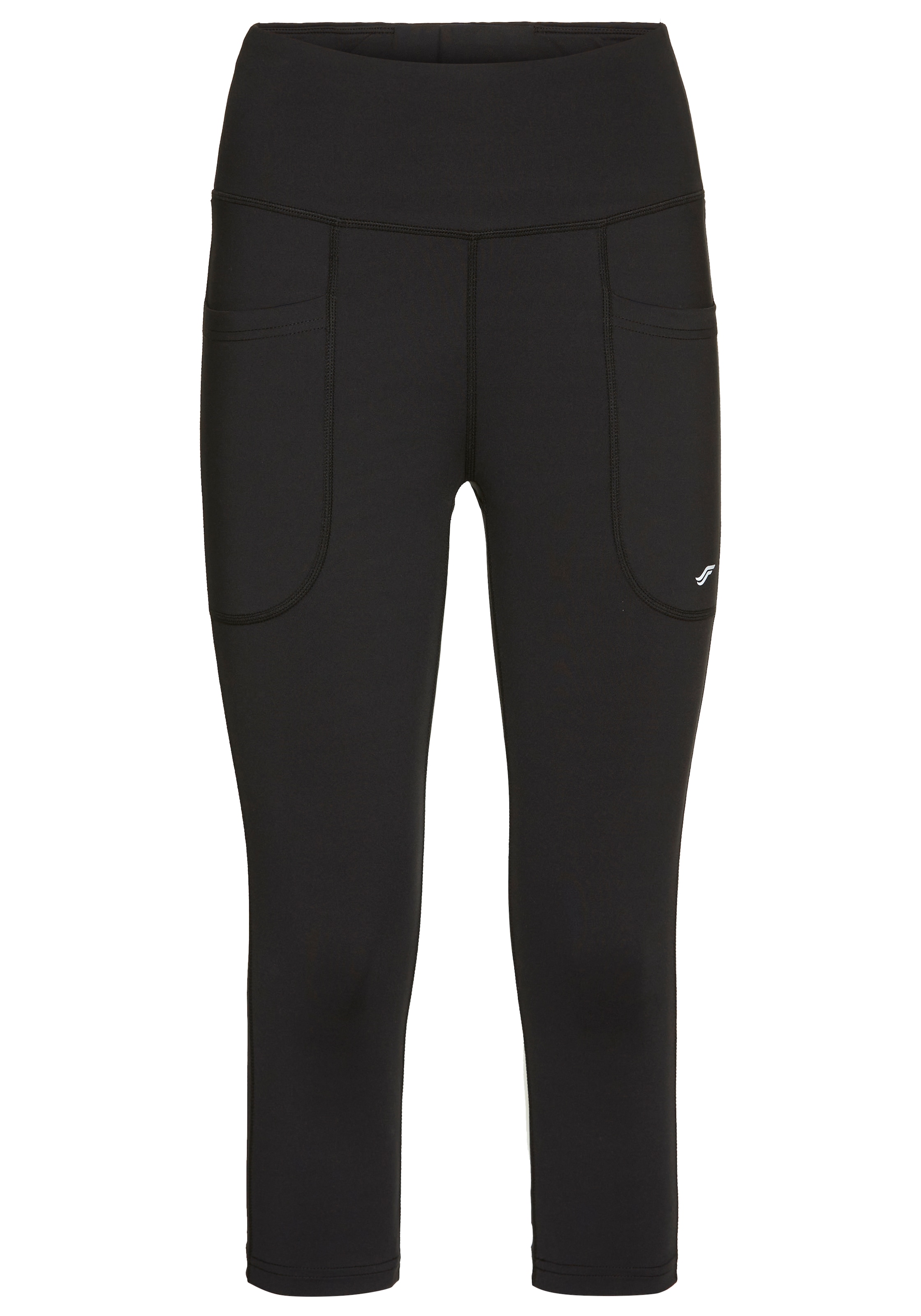 FAYN SPORTS Caprileggings, mit Figur formenden Nähten und hohem Bund