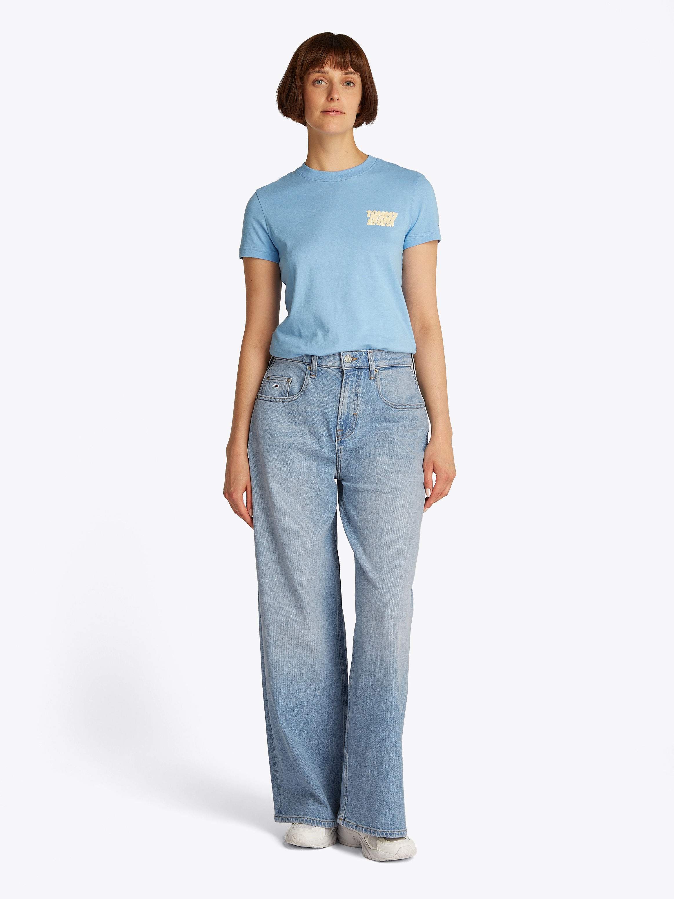 Tommy Jeans Loose-fit-Jeans »CHARLIE MR LOOSE WD«, mit Logostickerei