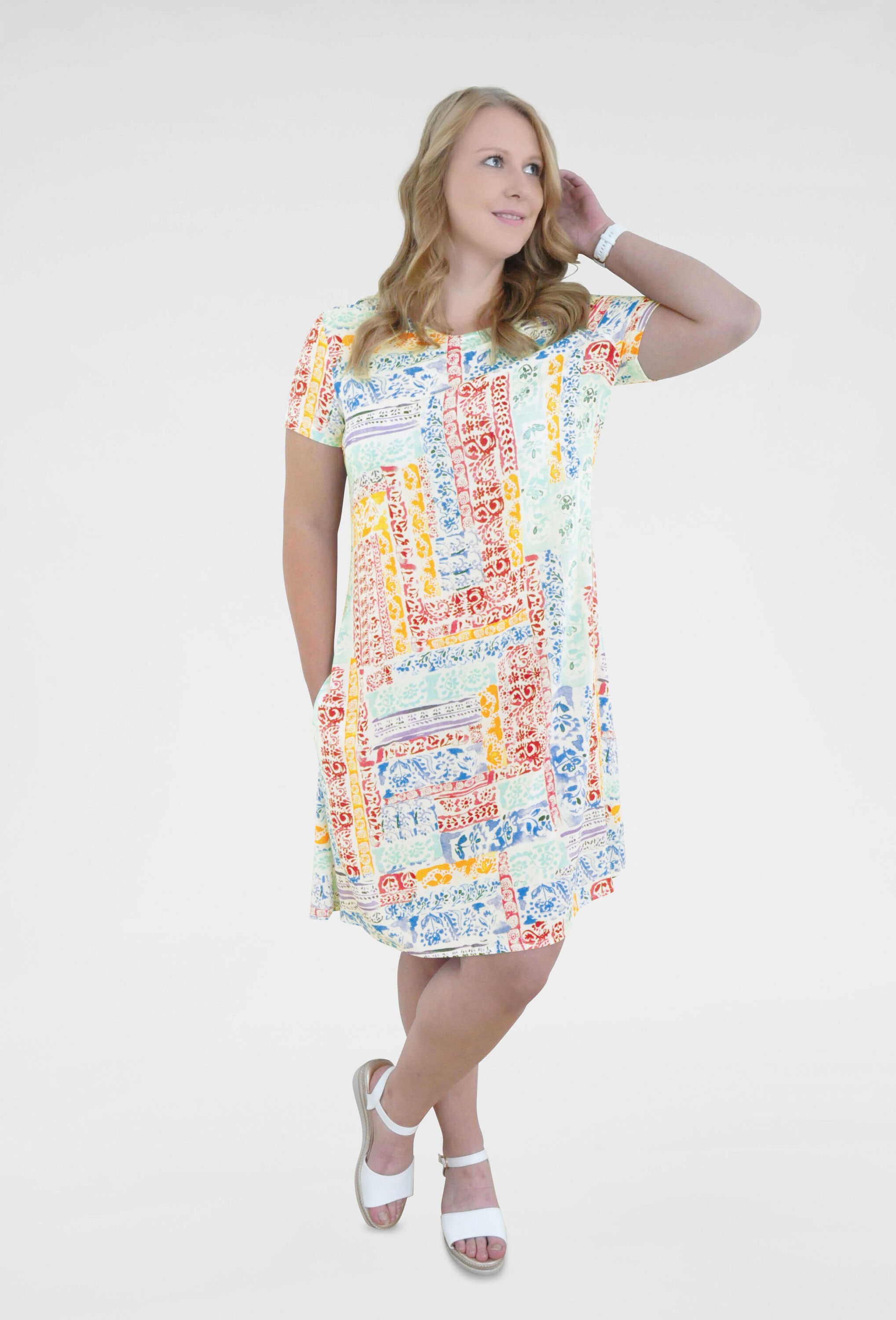 NAVIGAZIONE Sommerkleid »NAVIGAZIONE Kleid« Graphischer Druck