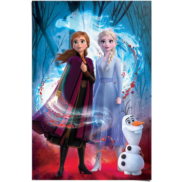 Reinders! Poster »Poster Frozen 2 Anna - Elsa - Olaf - Disney«, Film, (1 St.)  bei OTTO